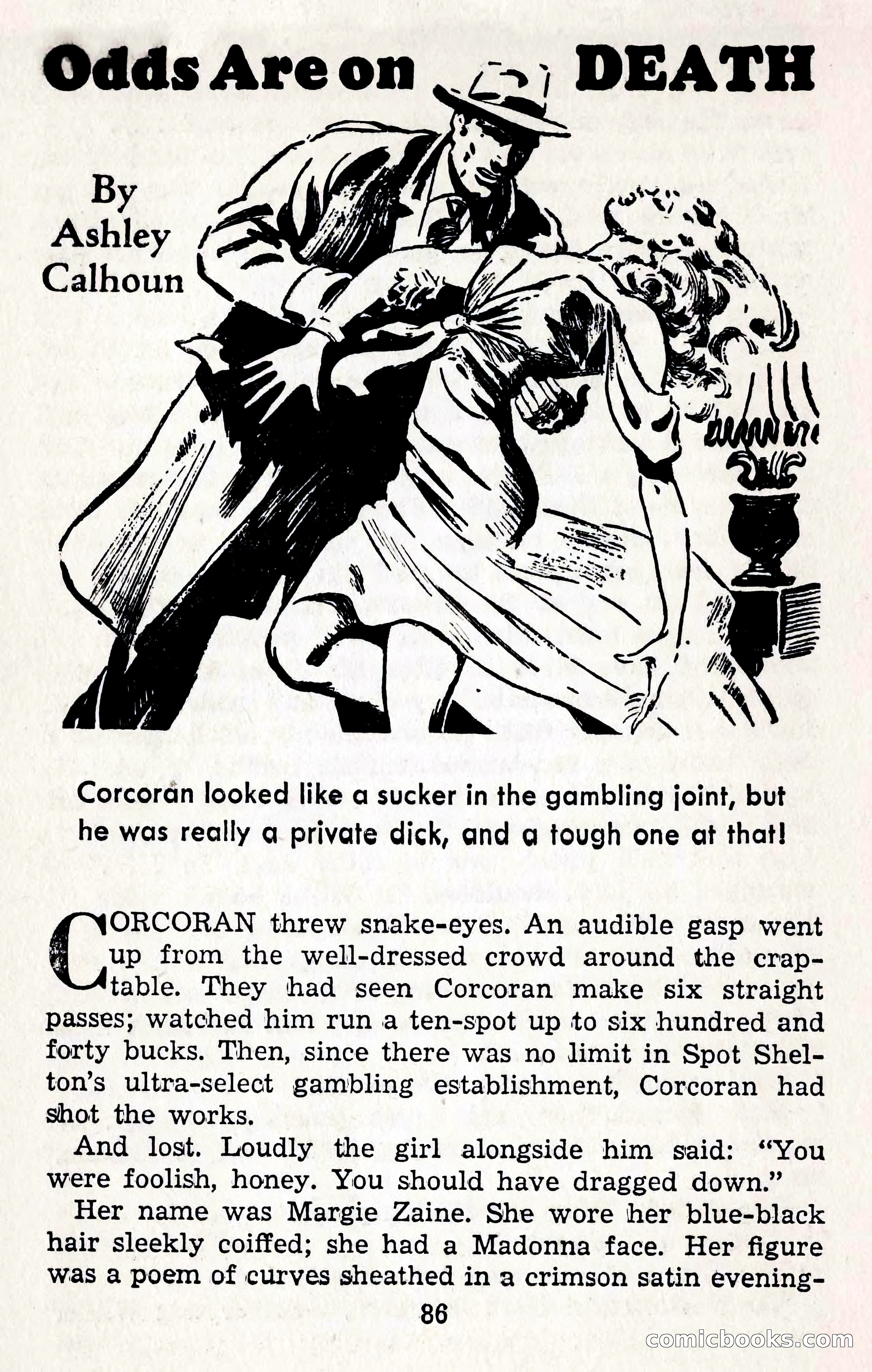 Crime Fiction Stories, December 1950 — page 86 of 101