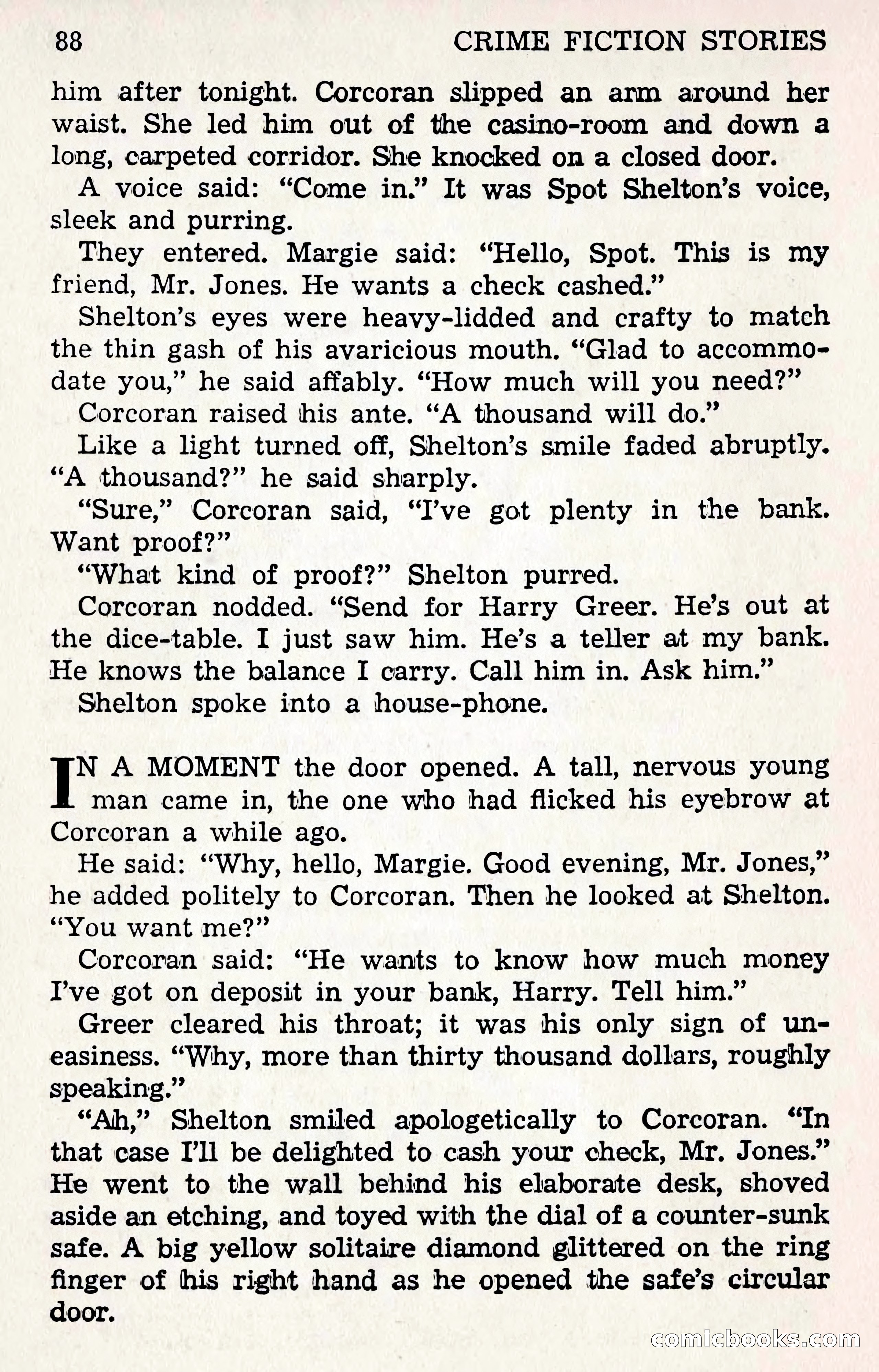 Crime Fiction Stories, December 1950 — page 88 of 101