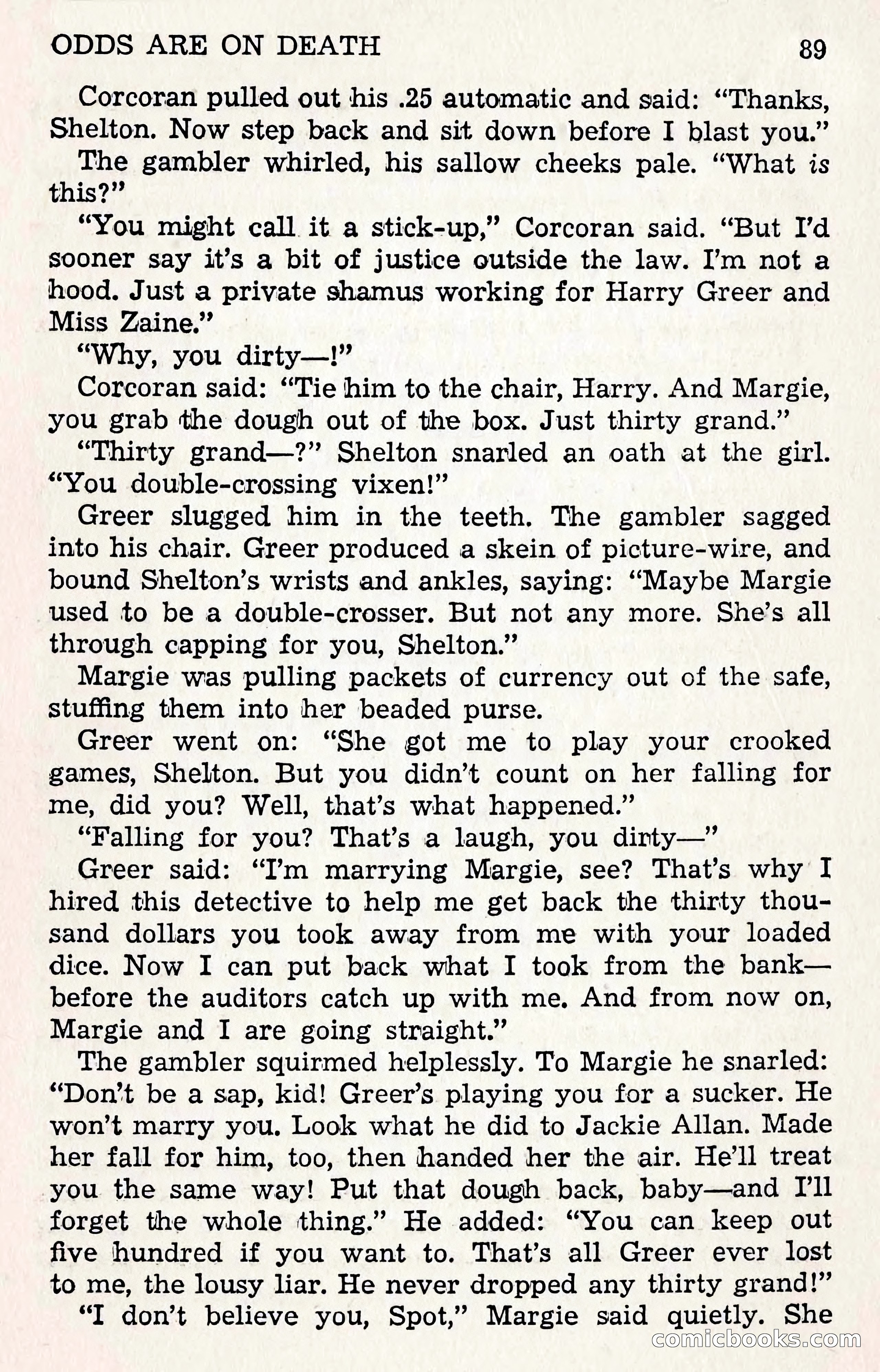 Crime Fiction Stories, December 1950 — page 89 of 101