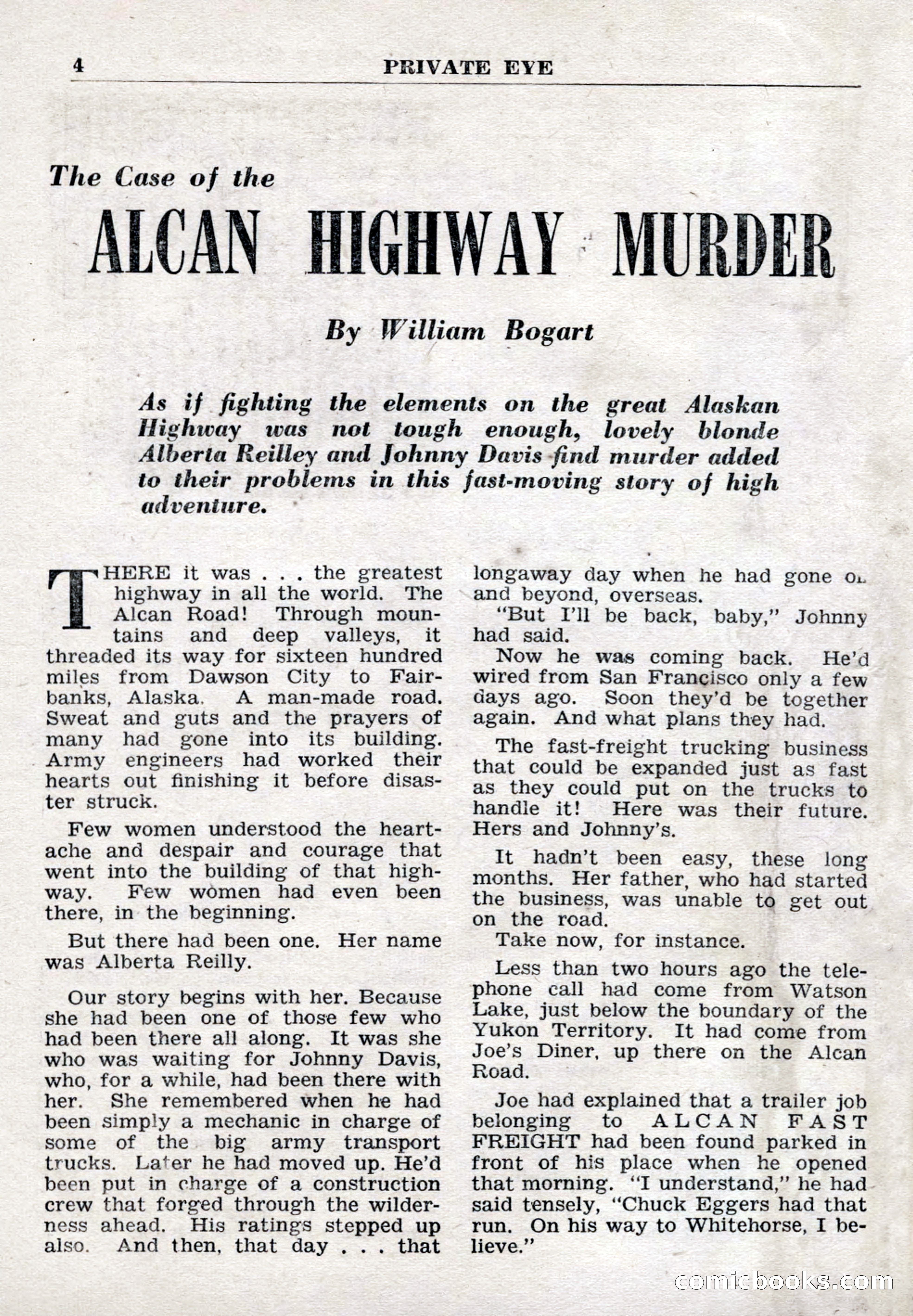 Crime Story Magazine, No. 4 — page 4 of 68