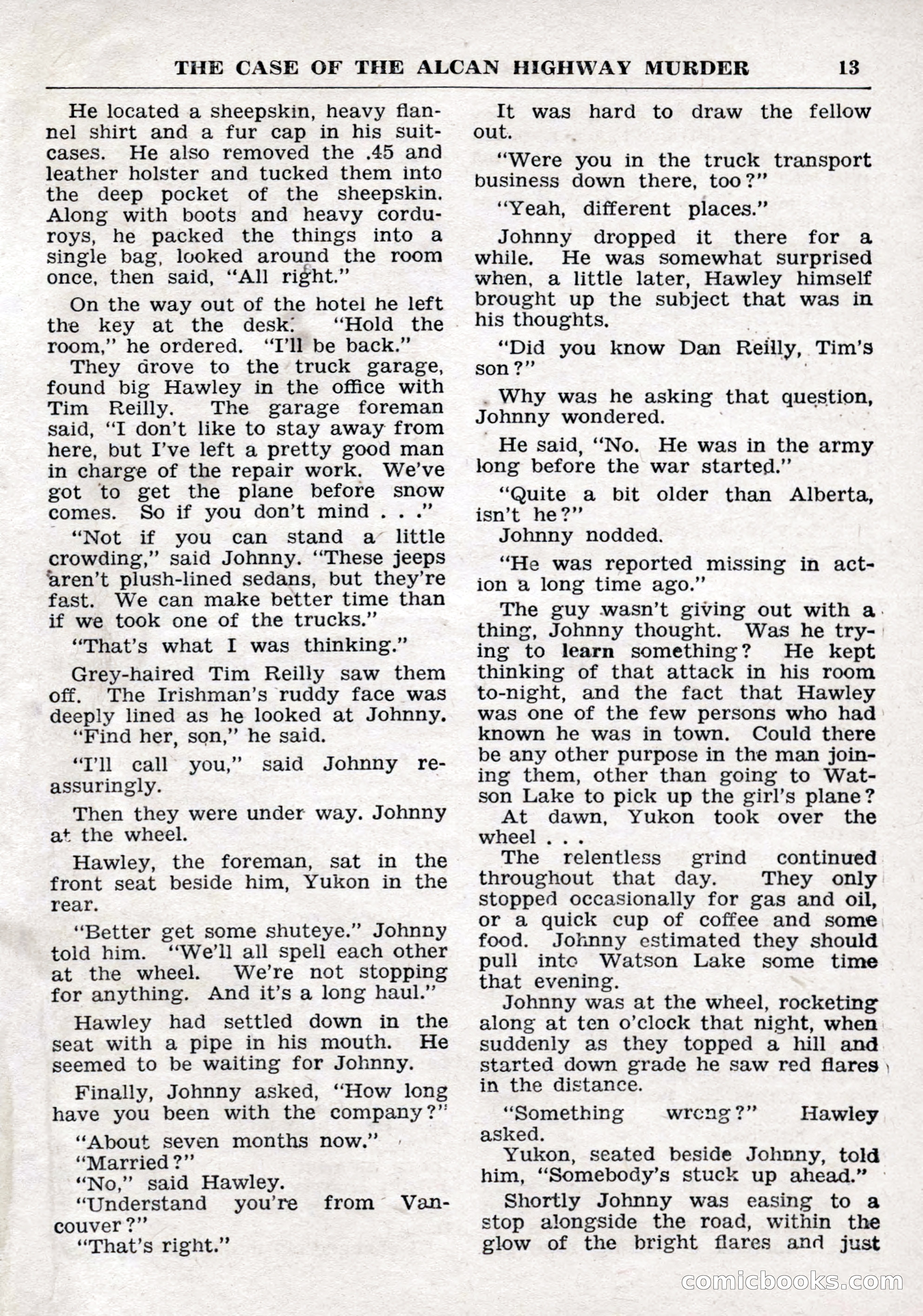 Crime Story Magazine, No. 4 — page 13 of 68