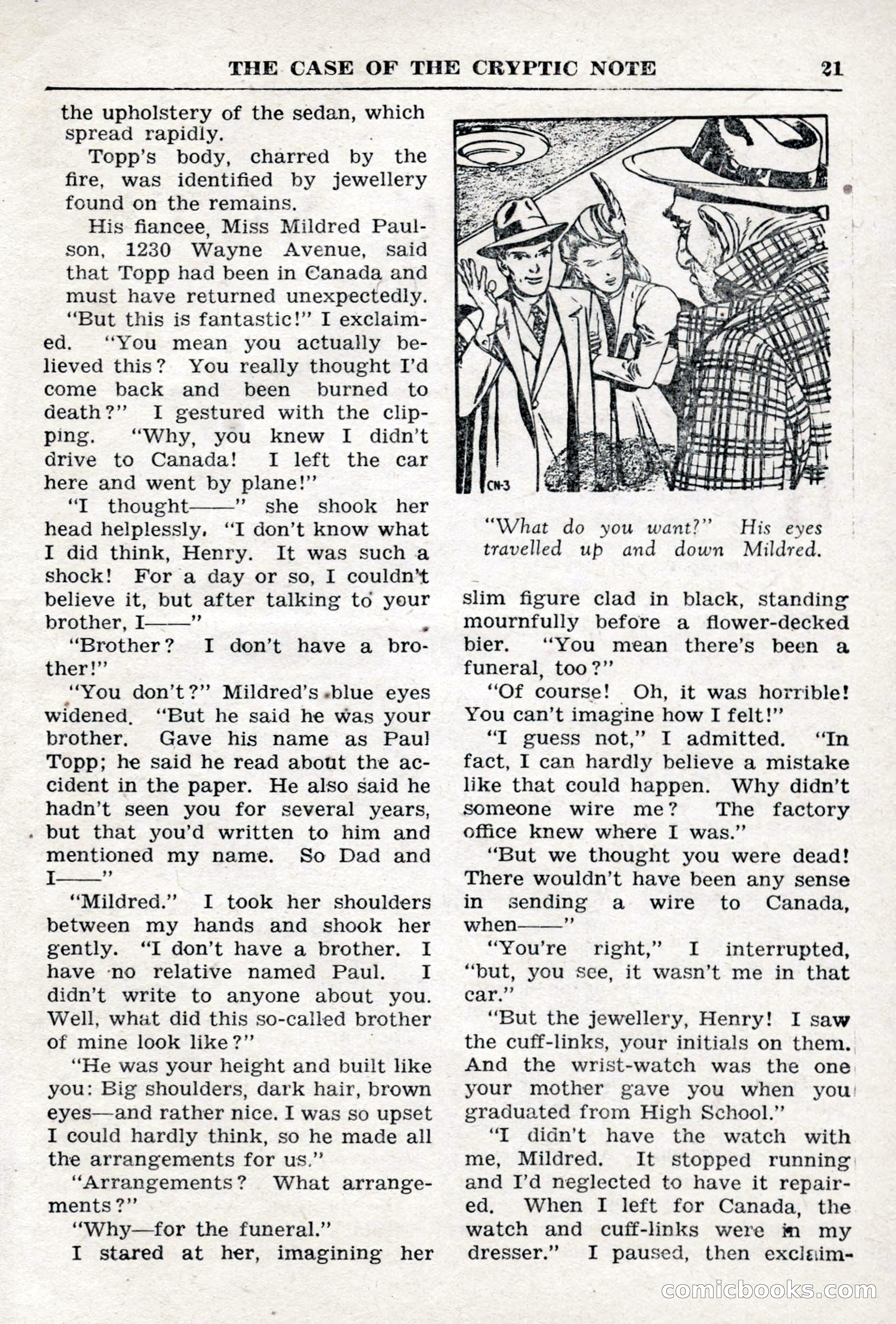 Crime Story Magazine, No. 4 — page 21 of 68