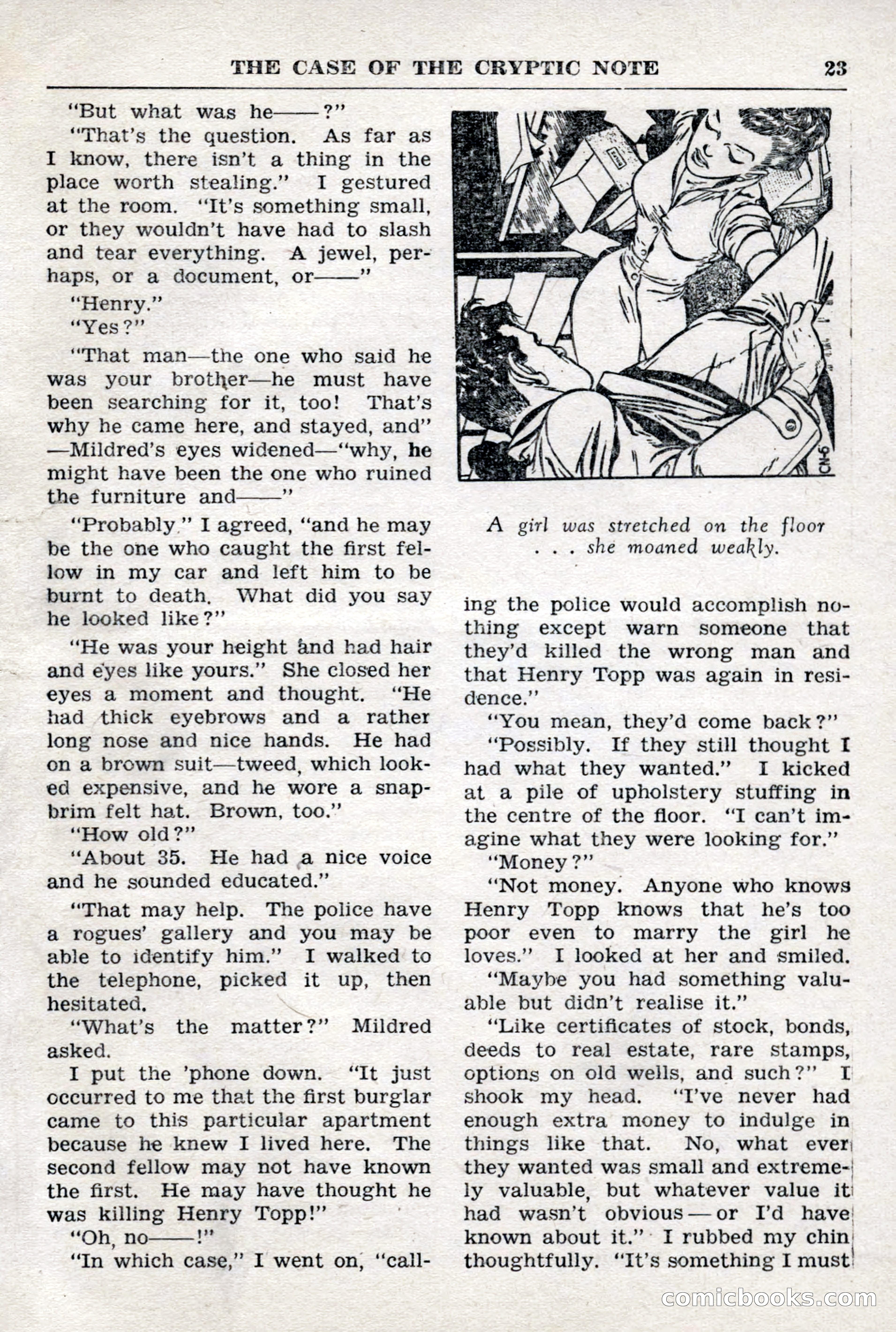 Crime Story Magazine, No. 4 — page 23 of 68