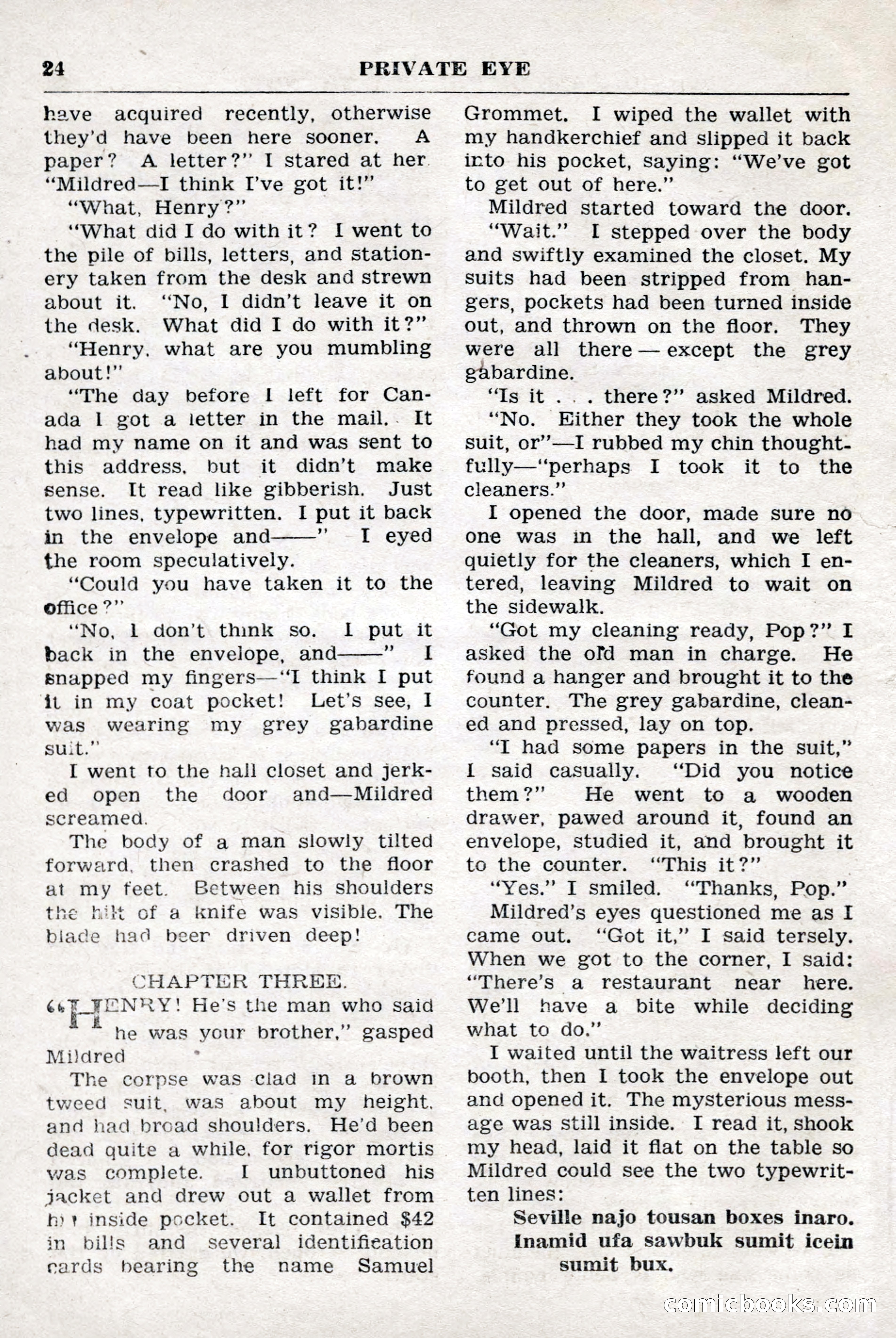 Crime Story Magazine, No. 4 — page 24 of 68