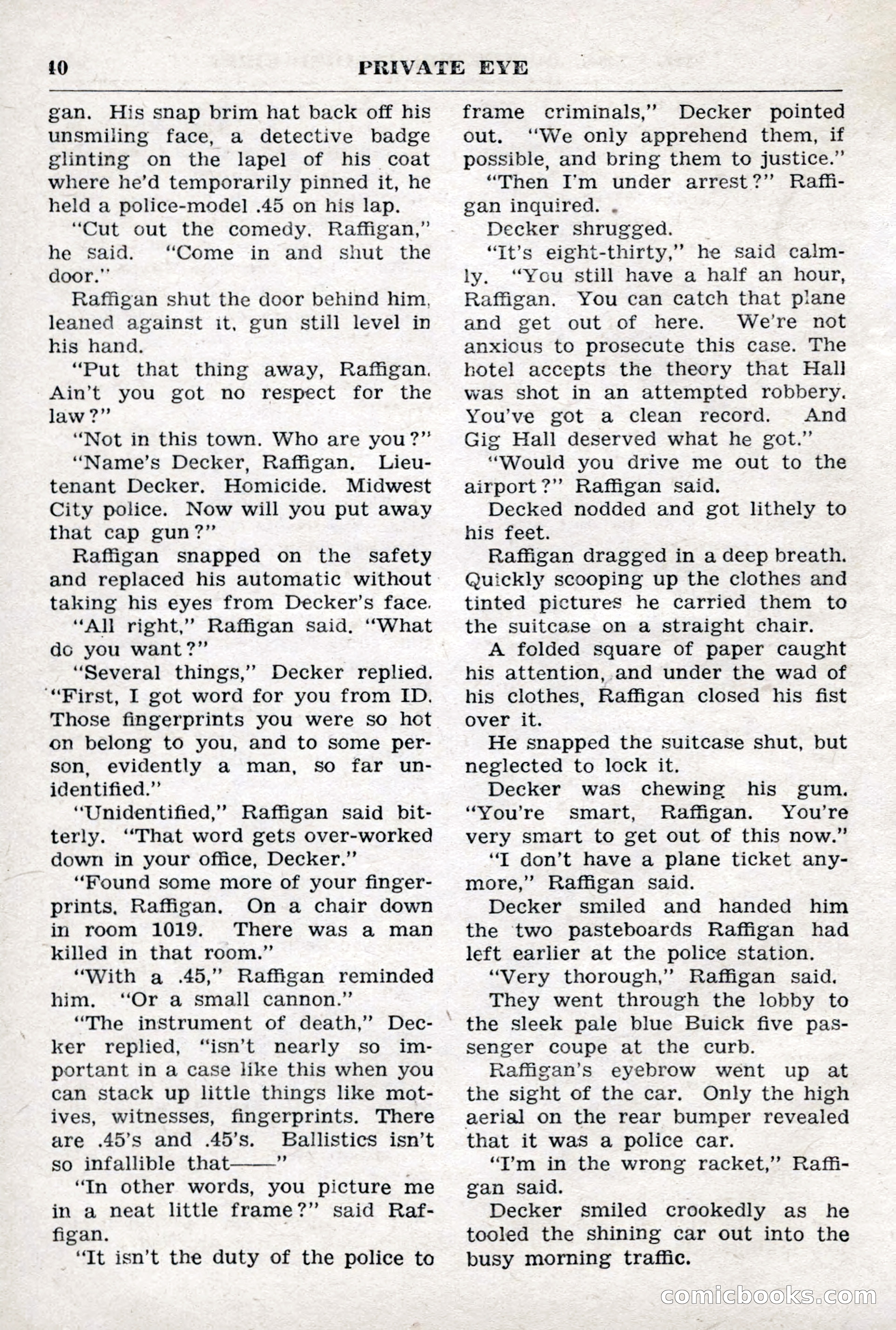 Crime Story Magazine, No. 4 — page 40 of 68