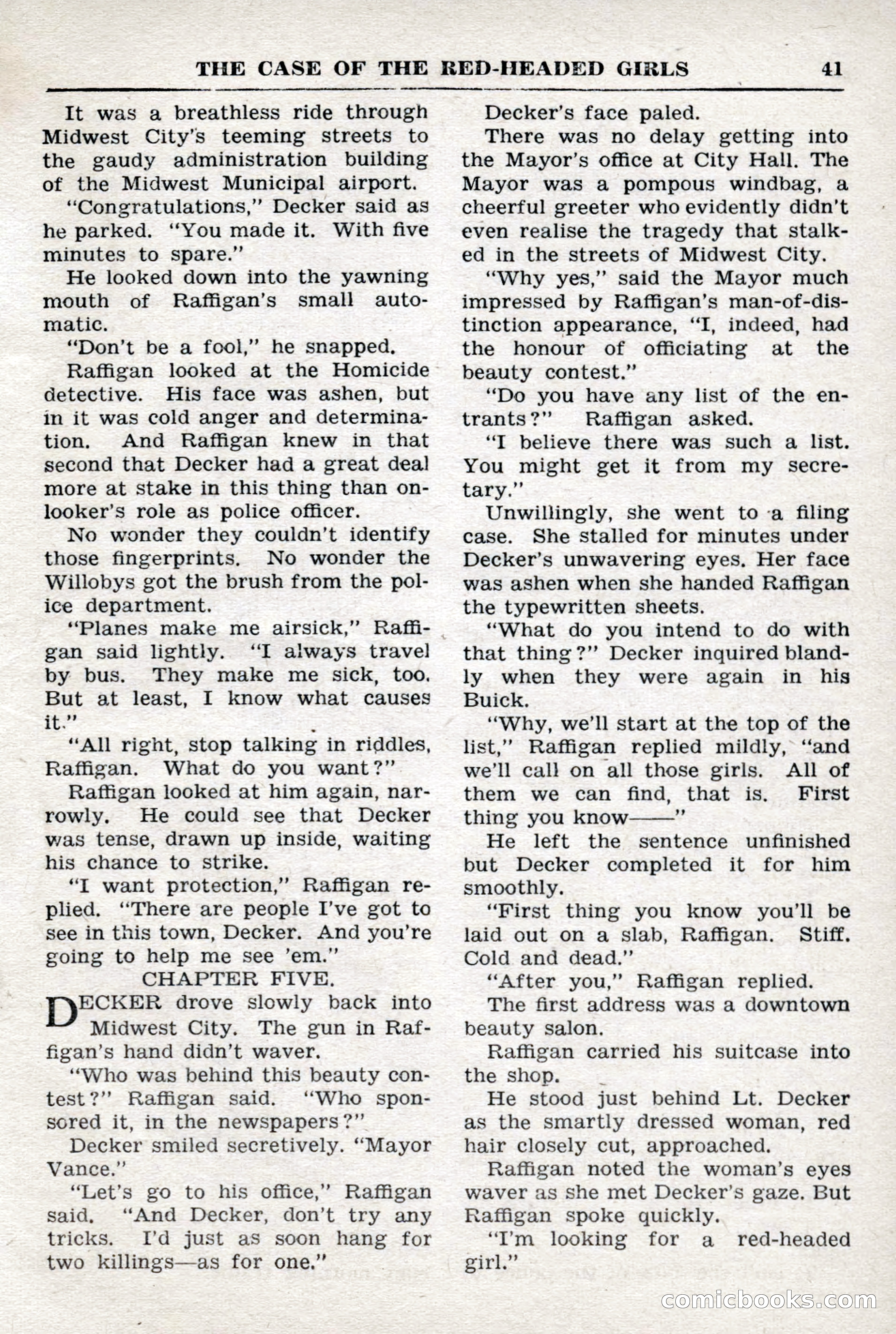 Crime Story Magazine, No. 4 — page 41 of 68