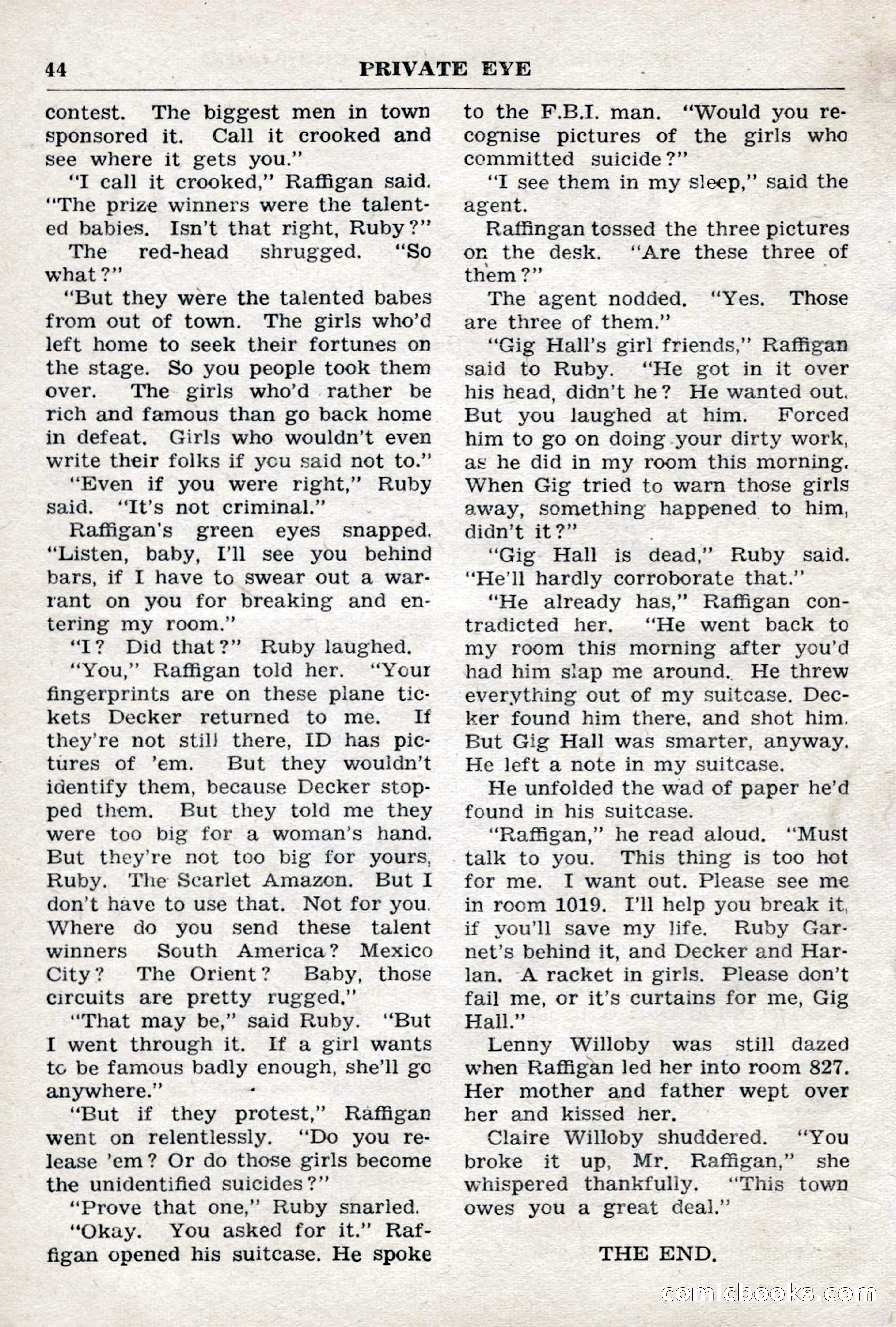 Crime Story Magazine, No. 4 — page 44 of 68