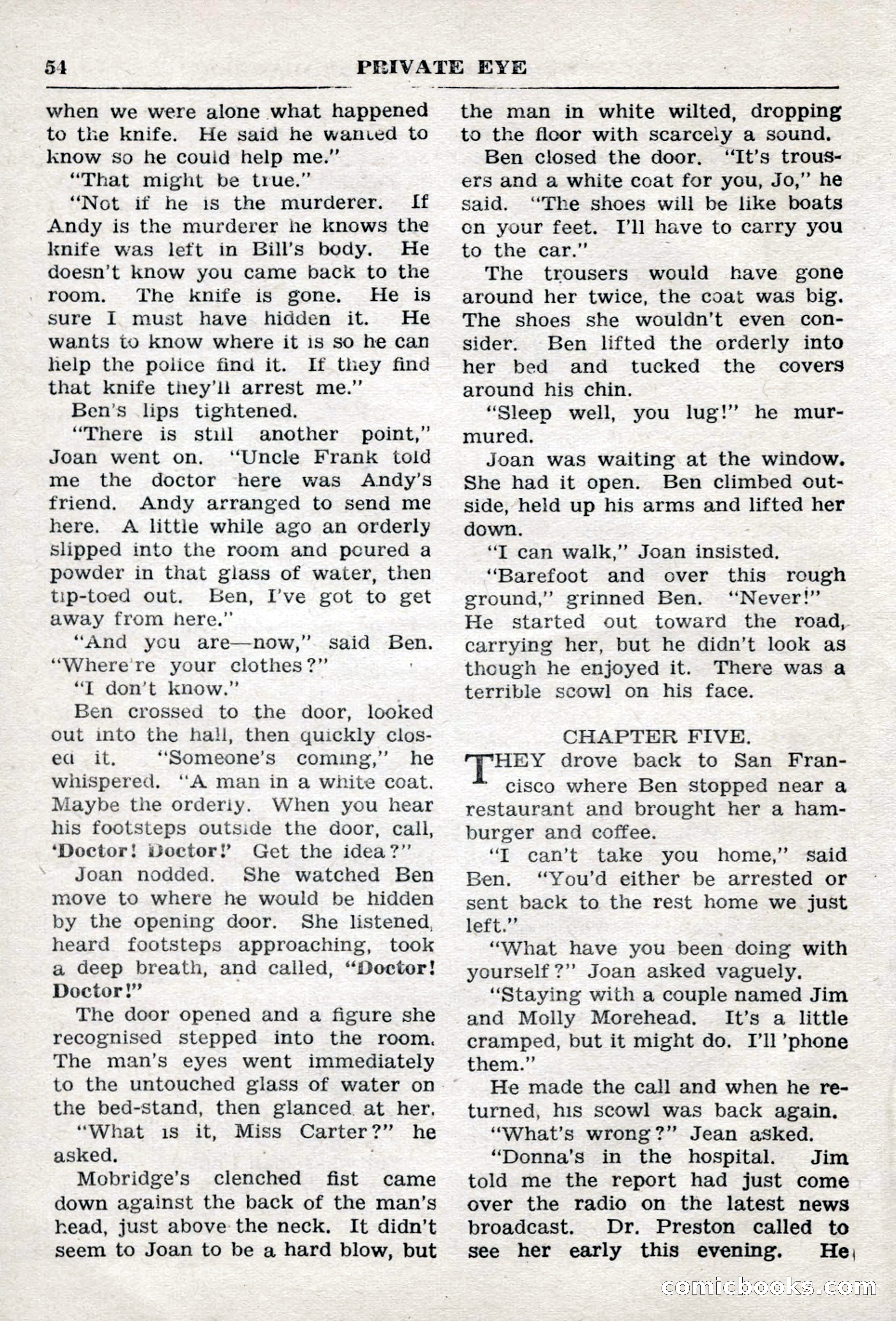Crime Story Magazine, No. 4 — page 54 of 68