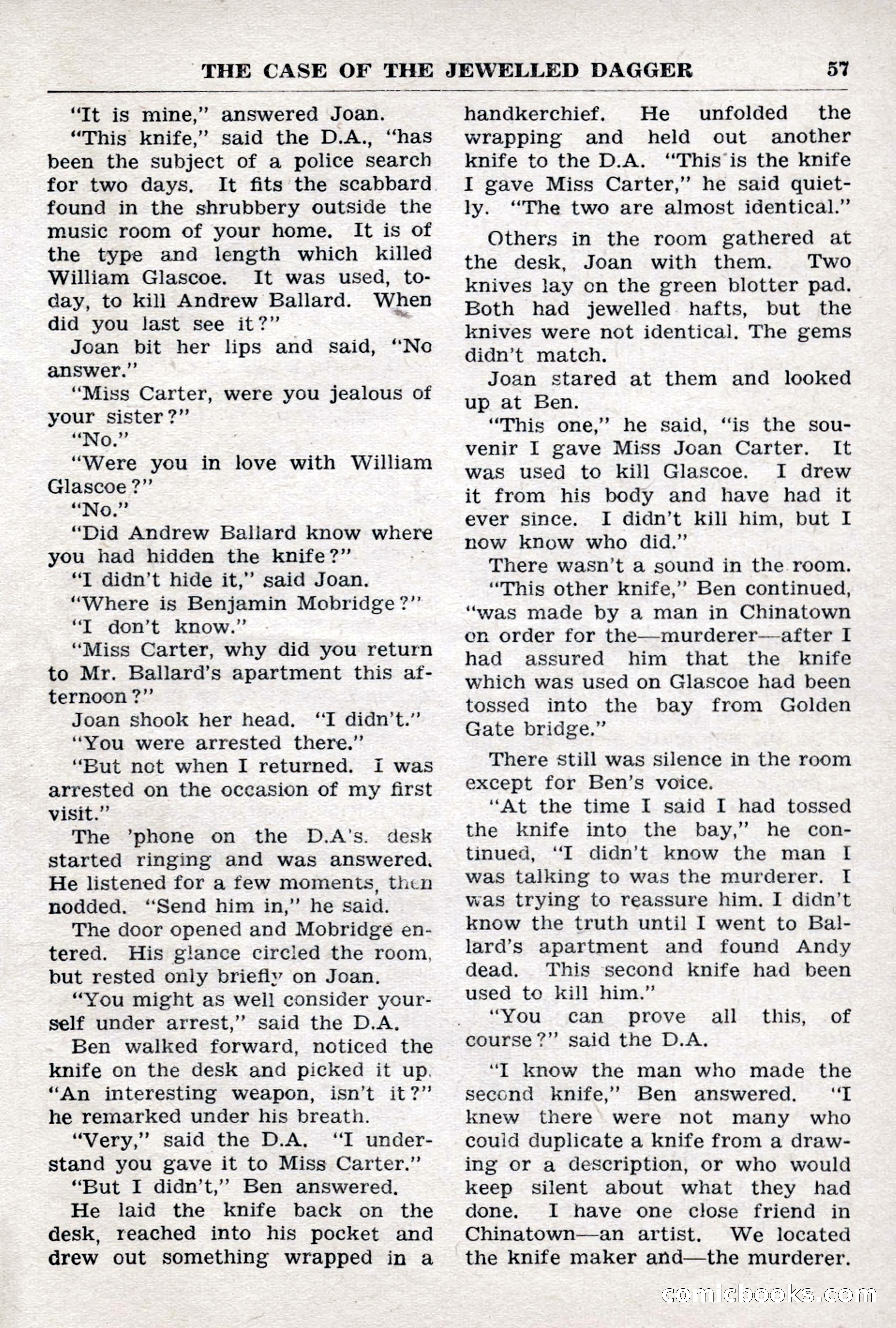 Crime Story Magazine, No. 4 — page 57 of 68