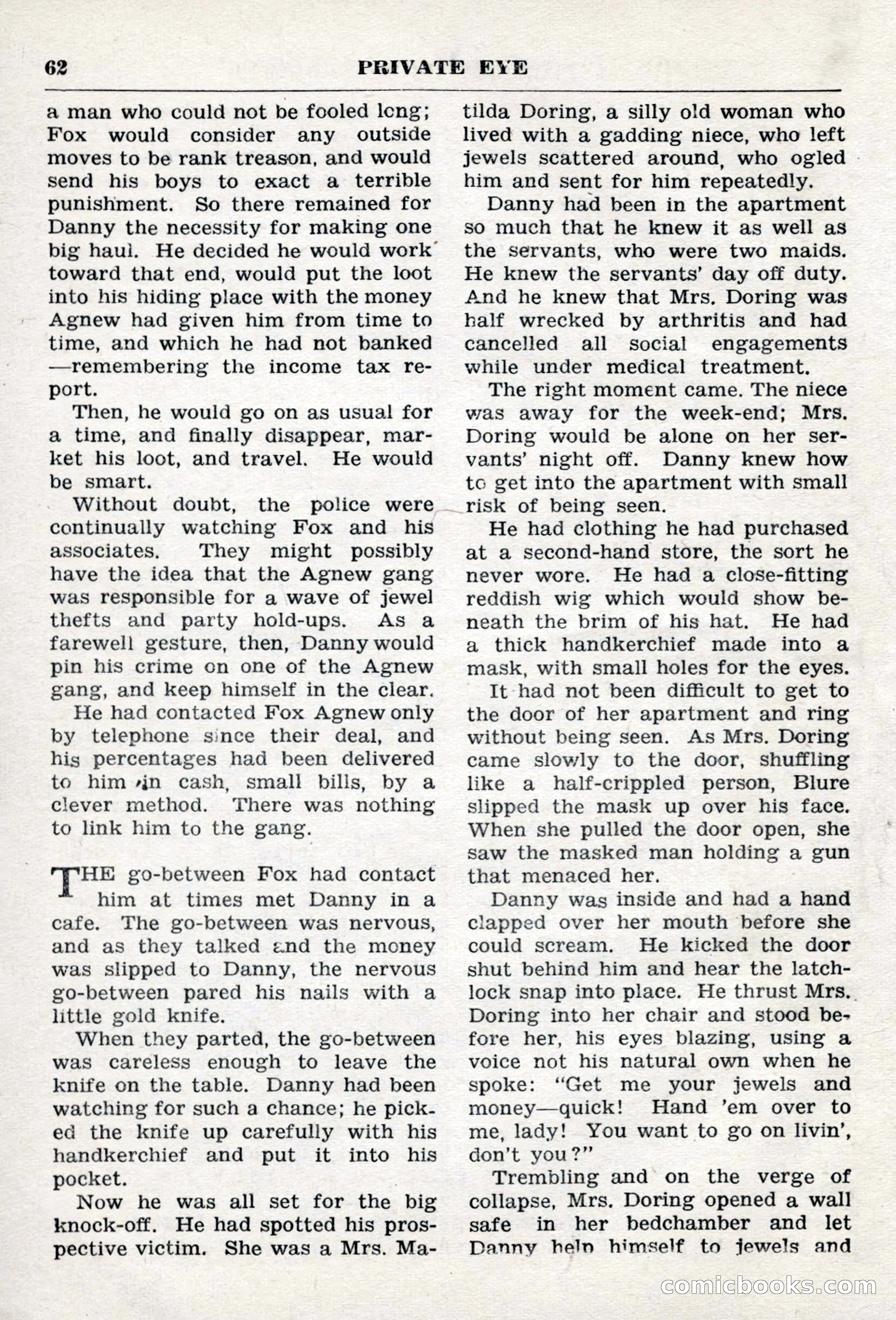 Crime Story Magazine, No. 4 — page 62 of 68