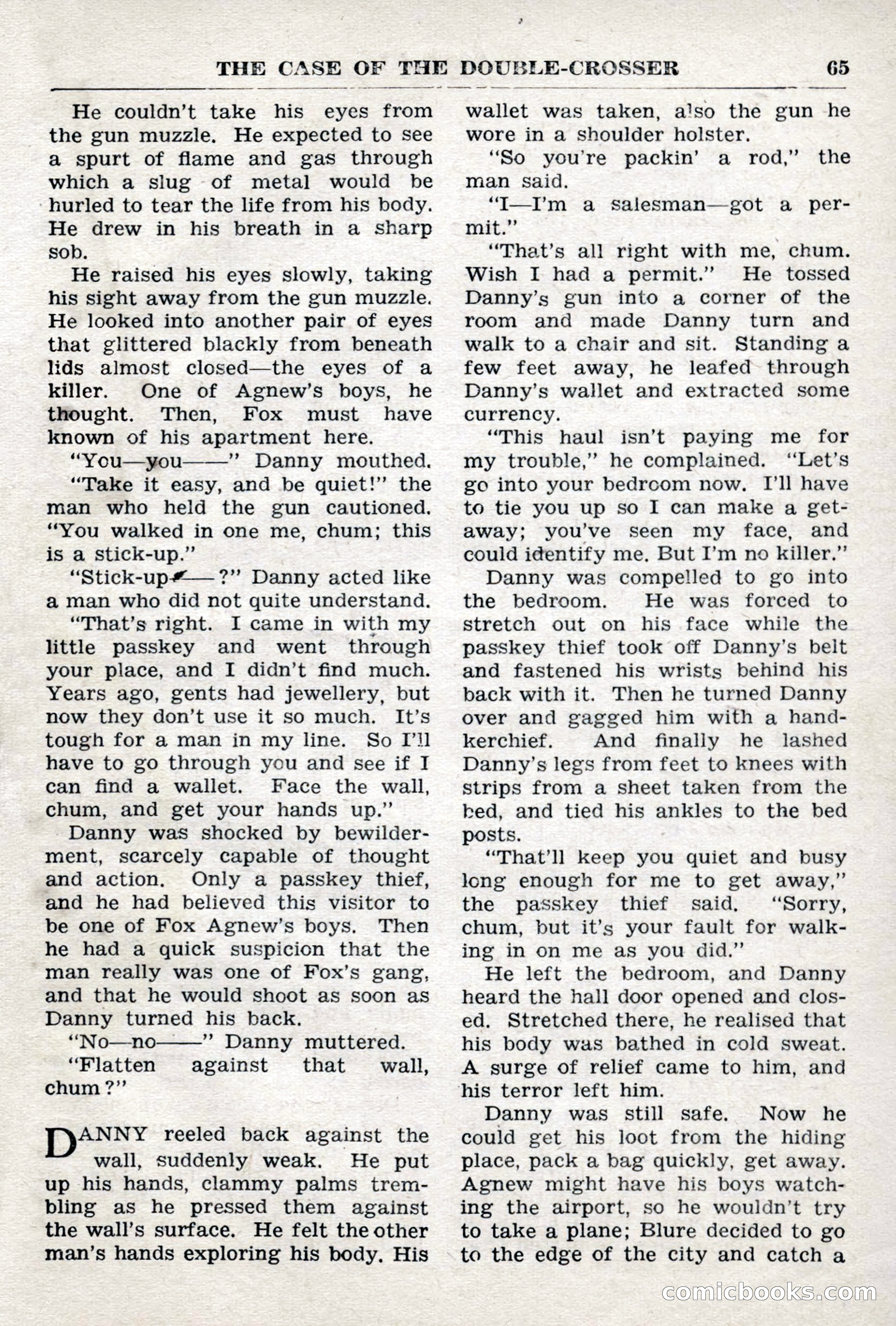 Crime Story Magazine, No. 4 — page 65 of 68