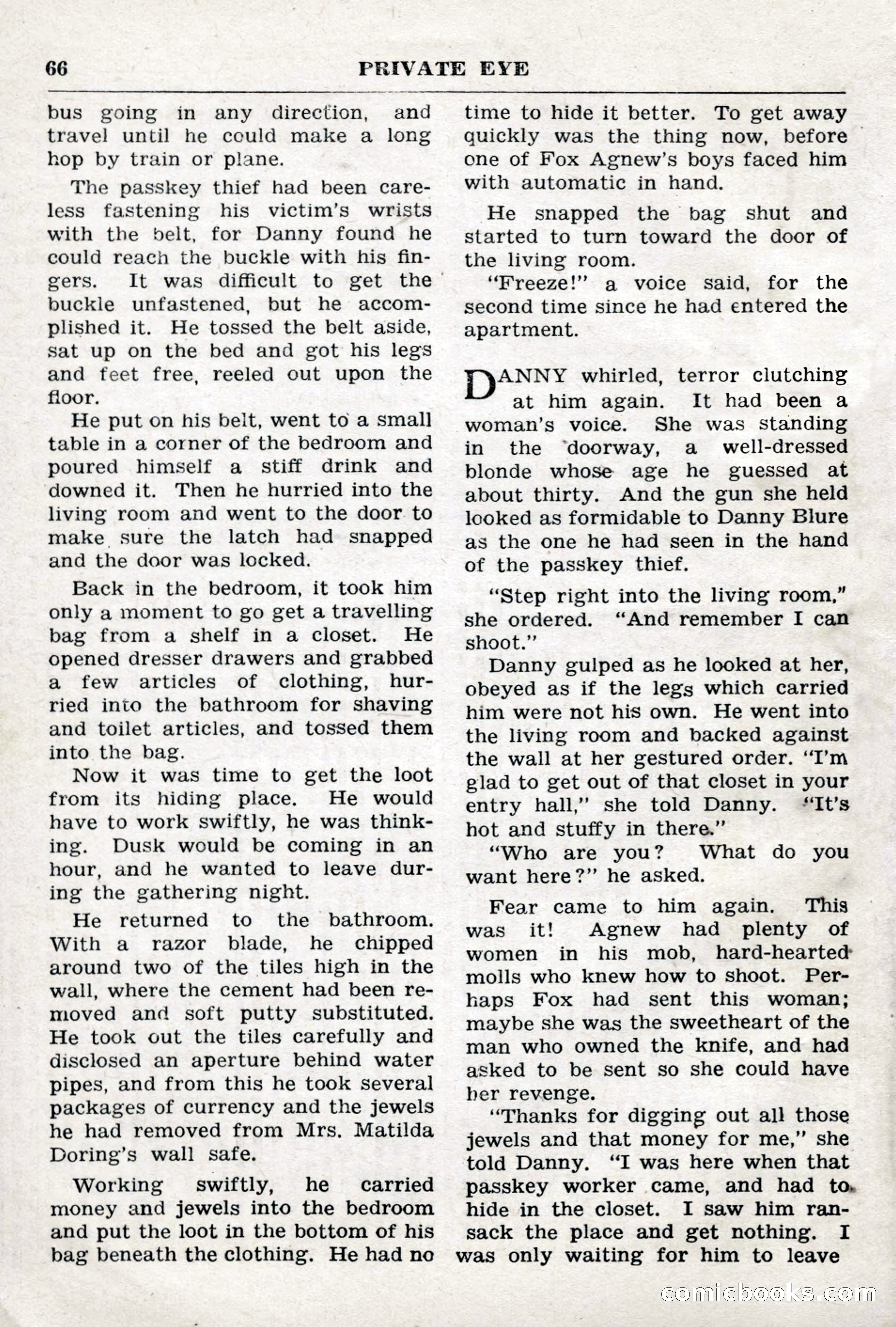 Crime Story Magazine, No. 4 — page 66 of 68