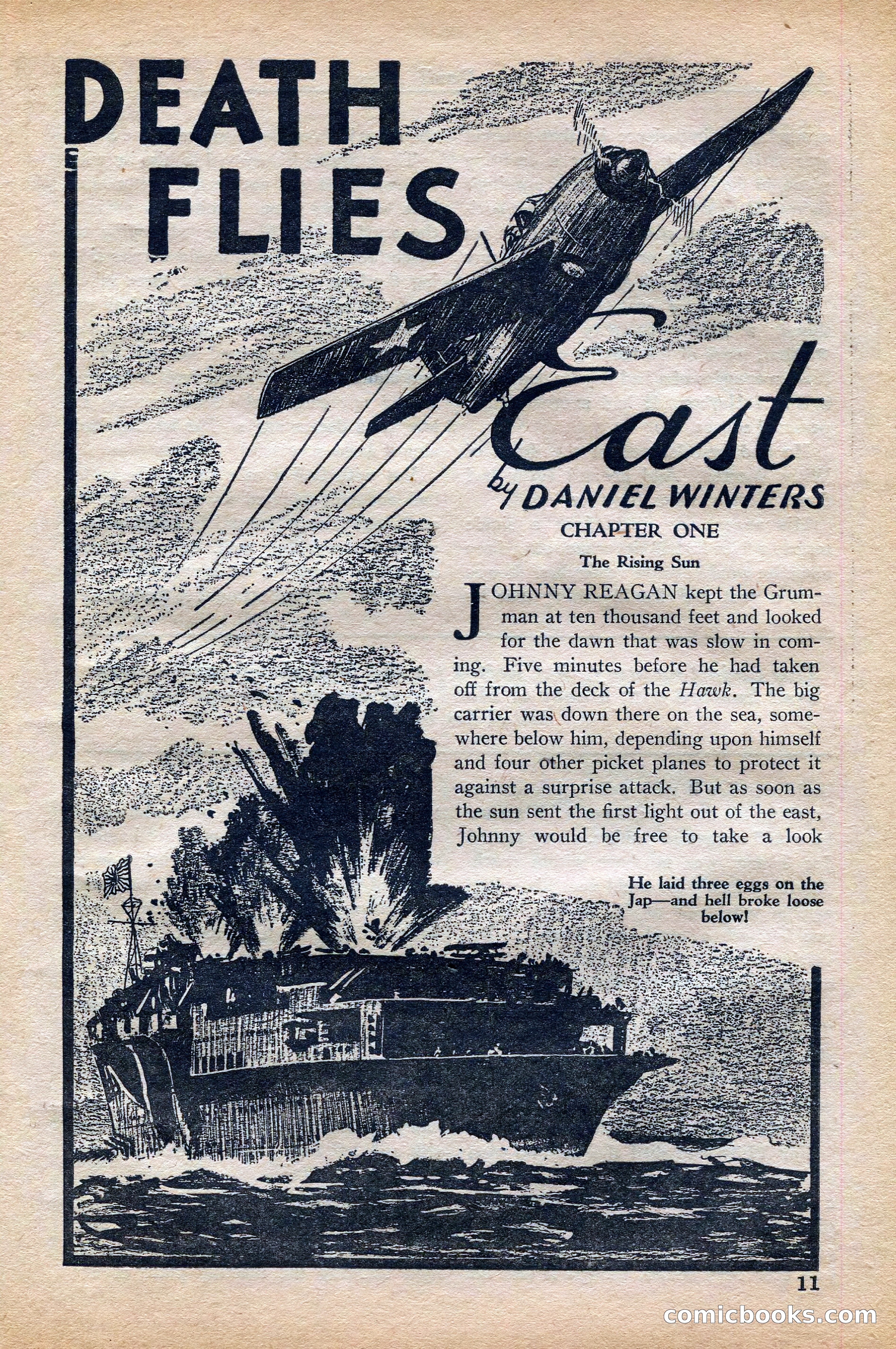 Dare-Devil Aces, November 1942 — page 11 of 118
