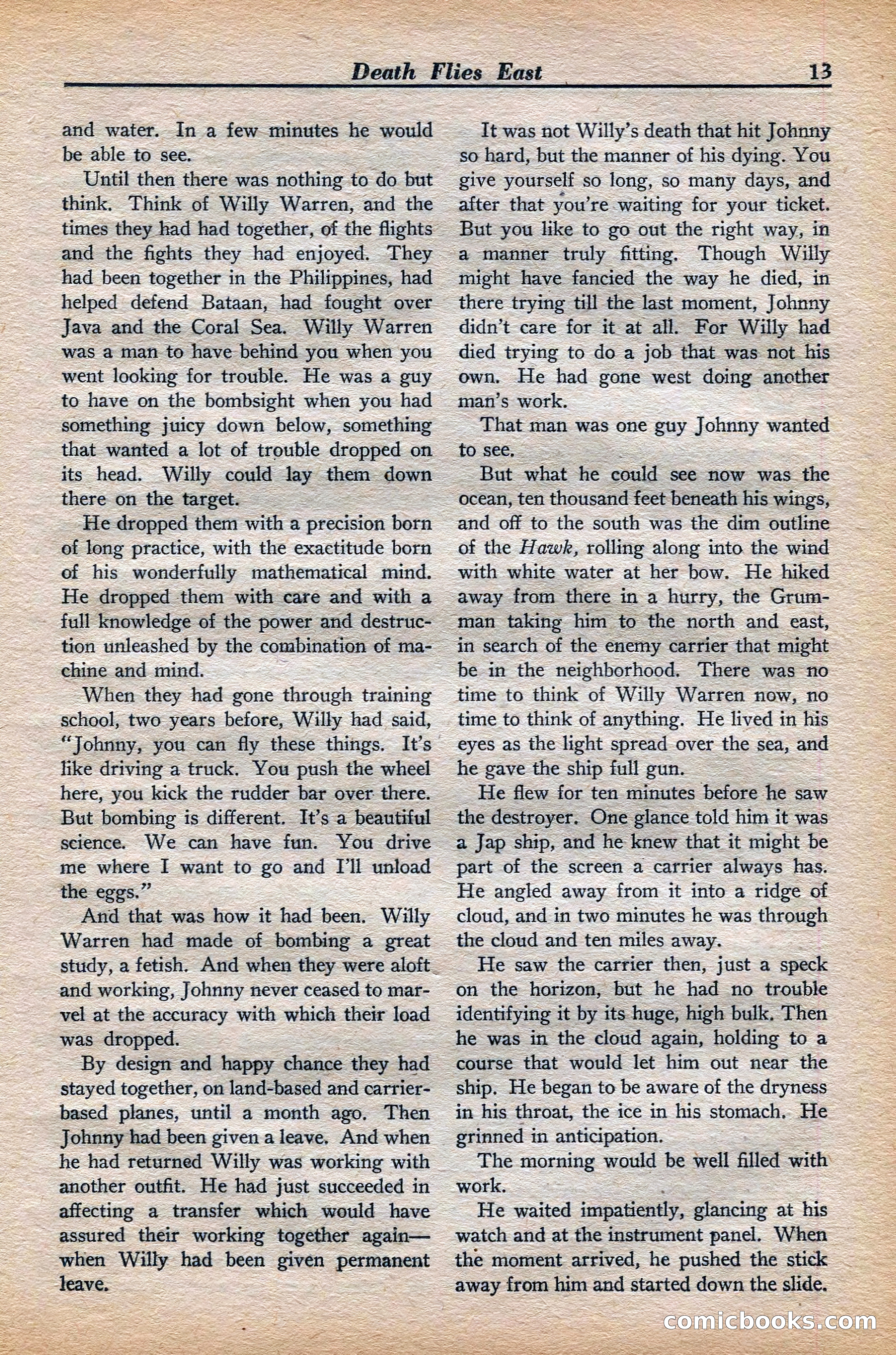 Dare-Devil Aces, November 1942 — page 13 of 118