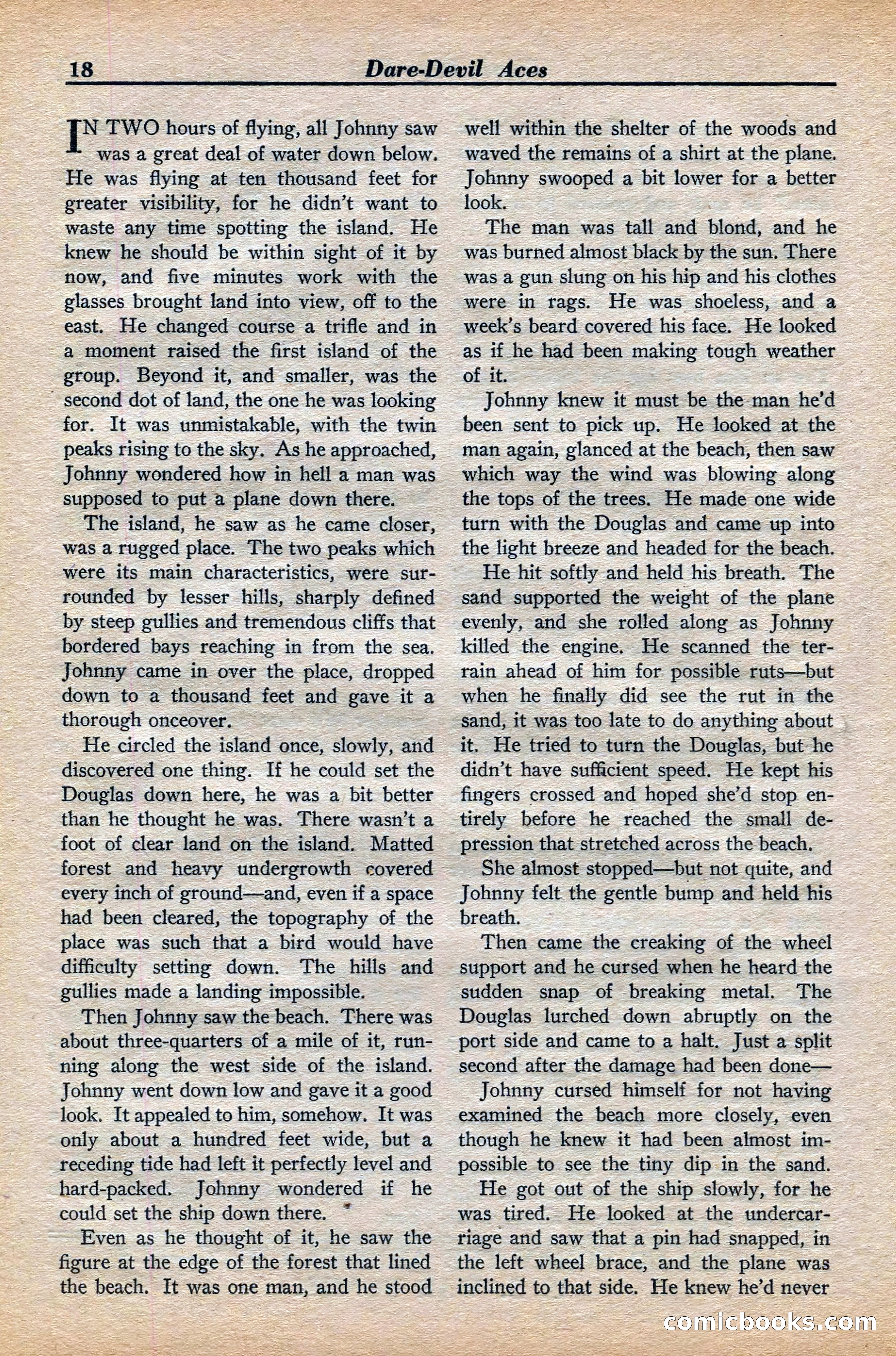 Dare-Devil Aces, November 1942 — page 18 of 118