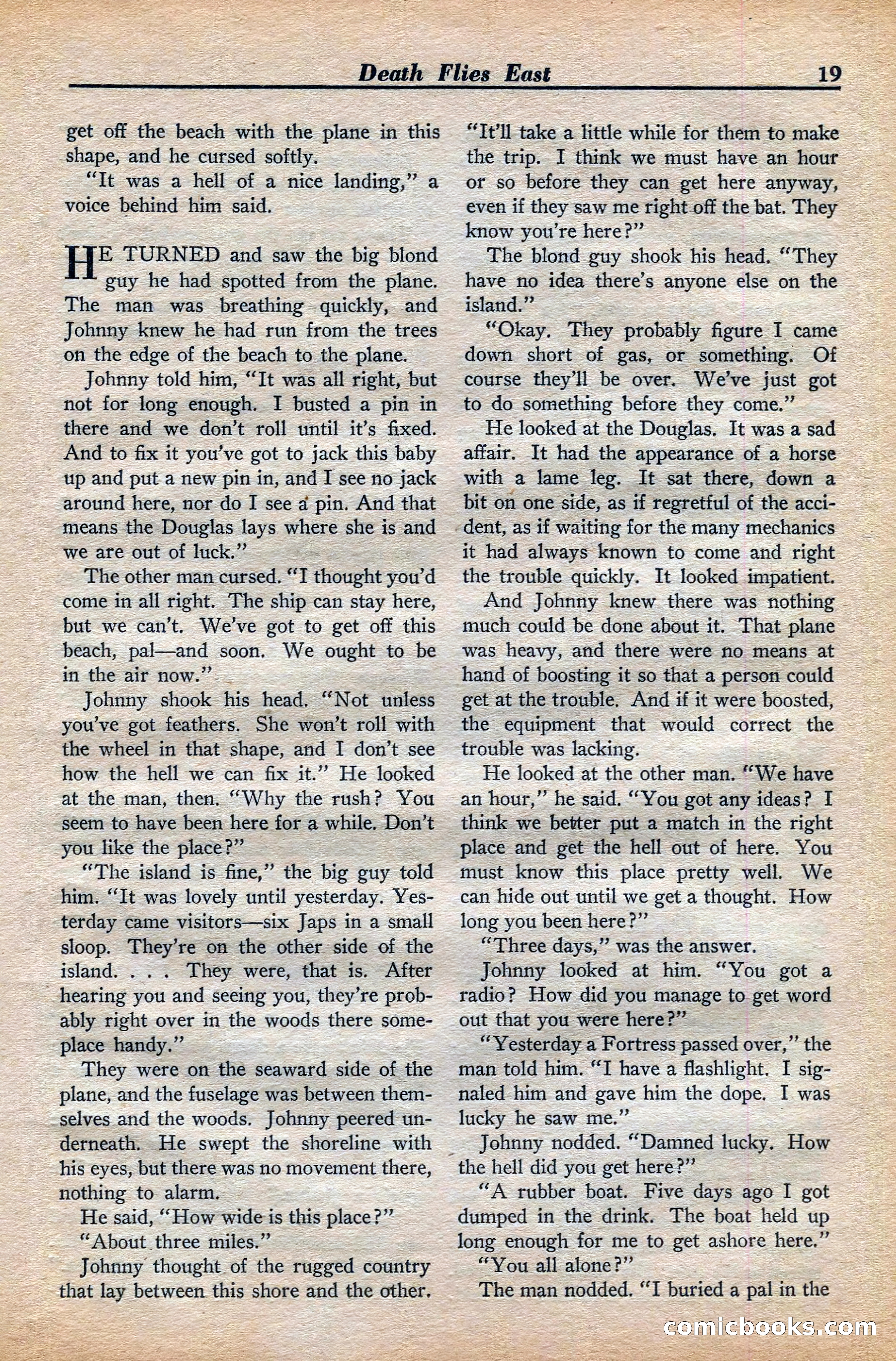 Dare-Devil Aces, November 1942 — page 19 of 118