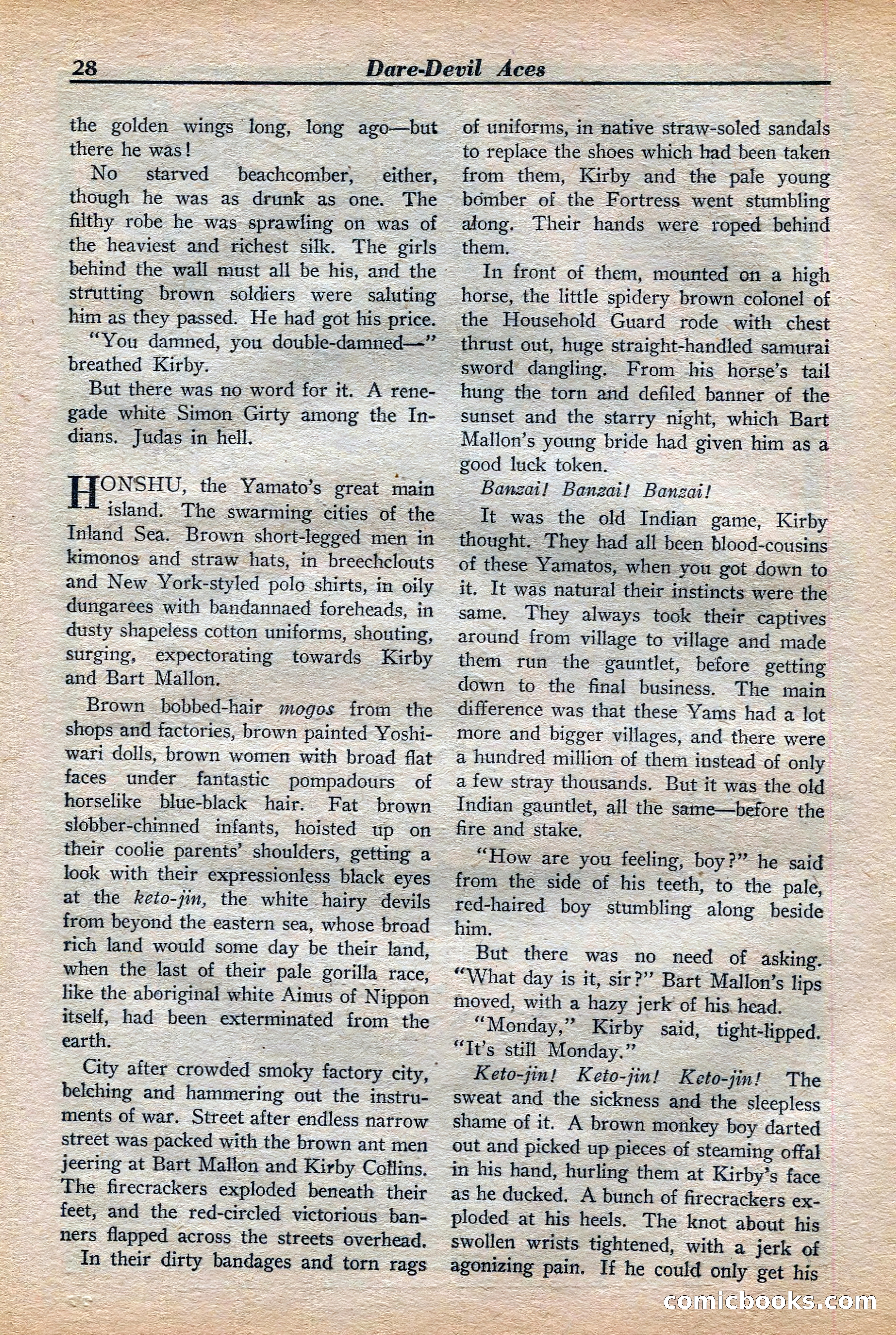 Dare-Devil Aces, November 1942 — page 28 of 118