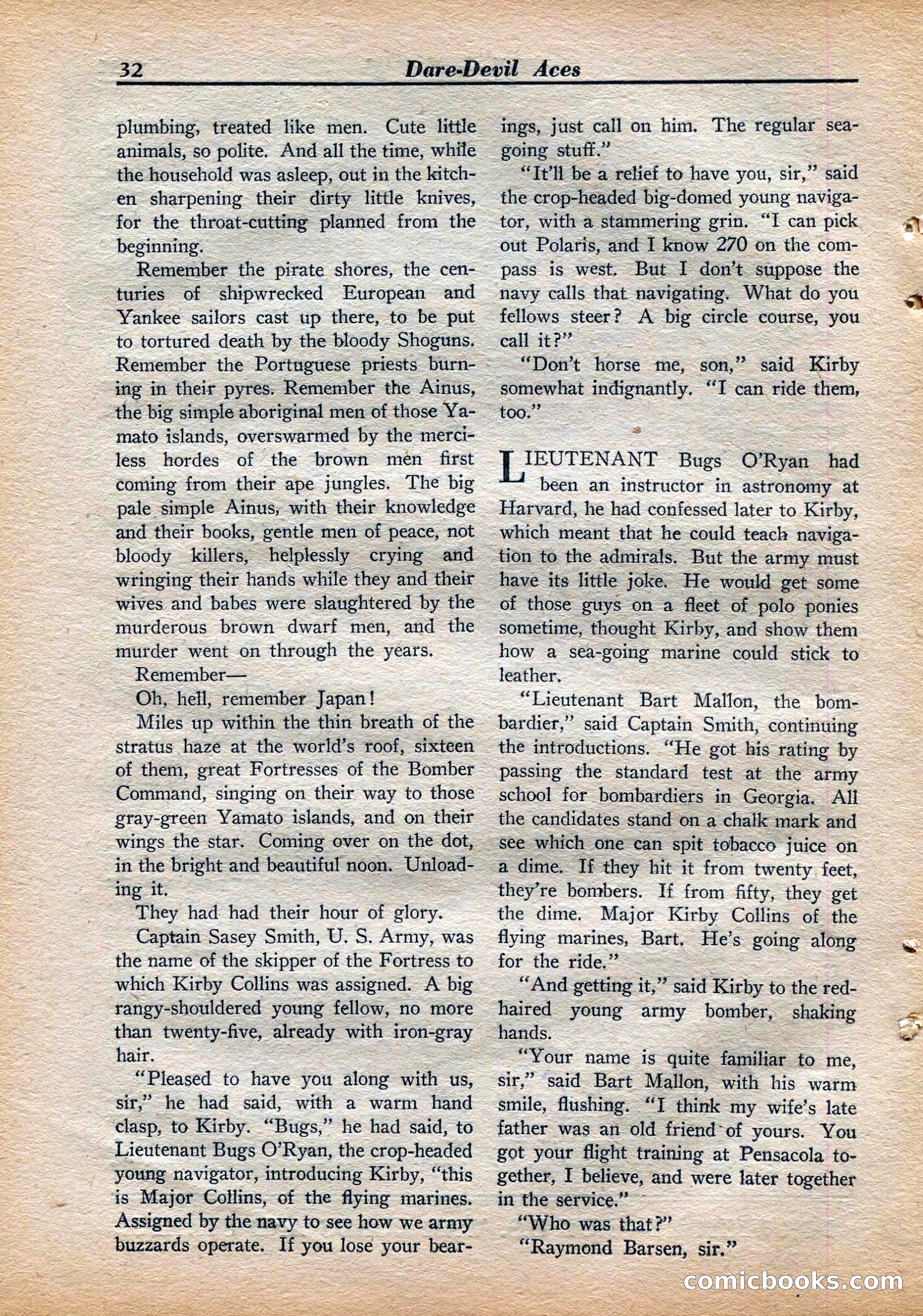 Dare-Devil Aces, November 1942 — page 32 of 118