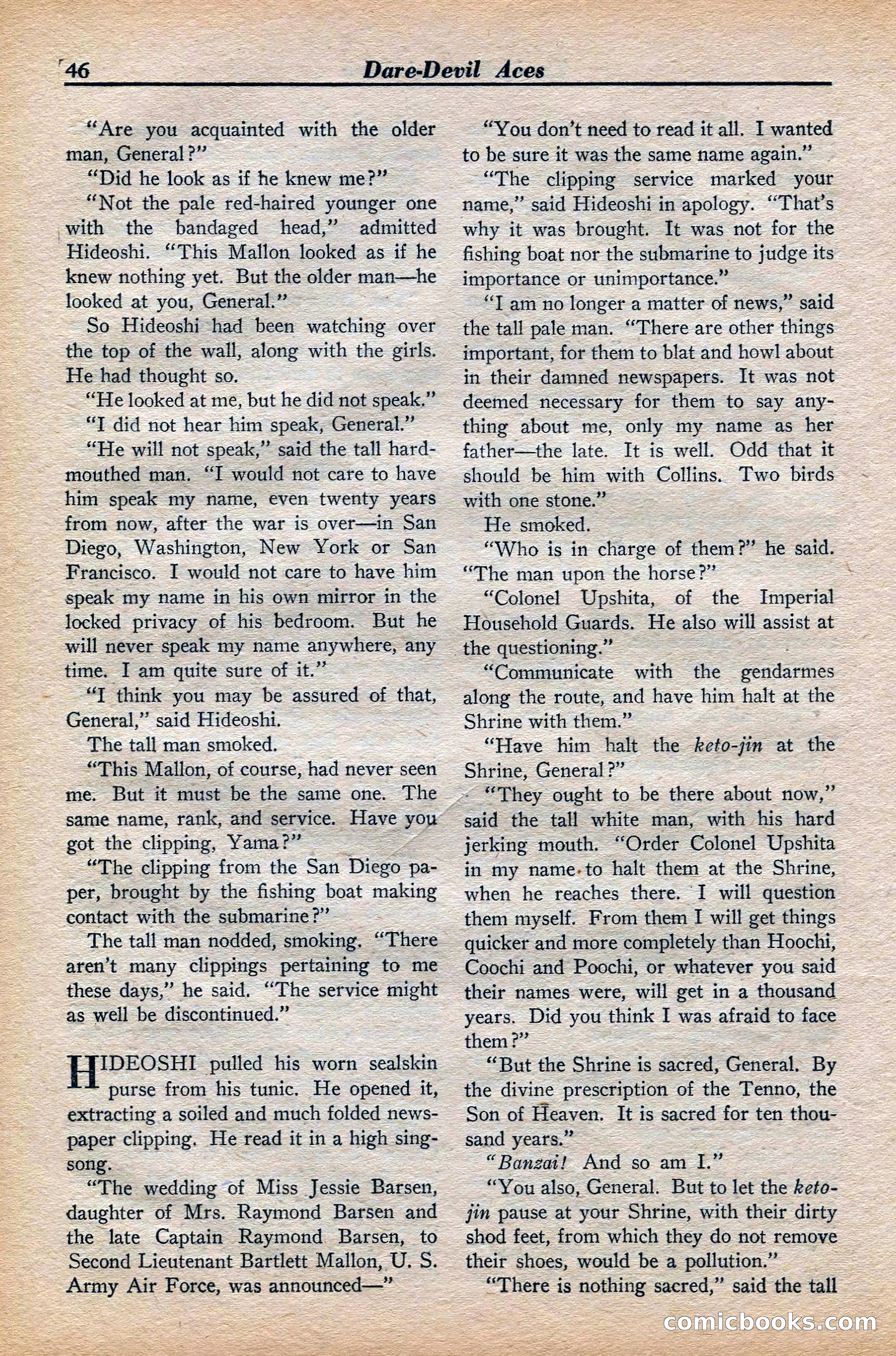 Dare-Devil Aces, November 1942 — page 46 of 118
