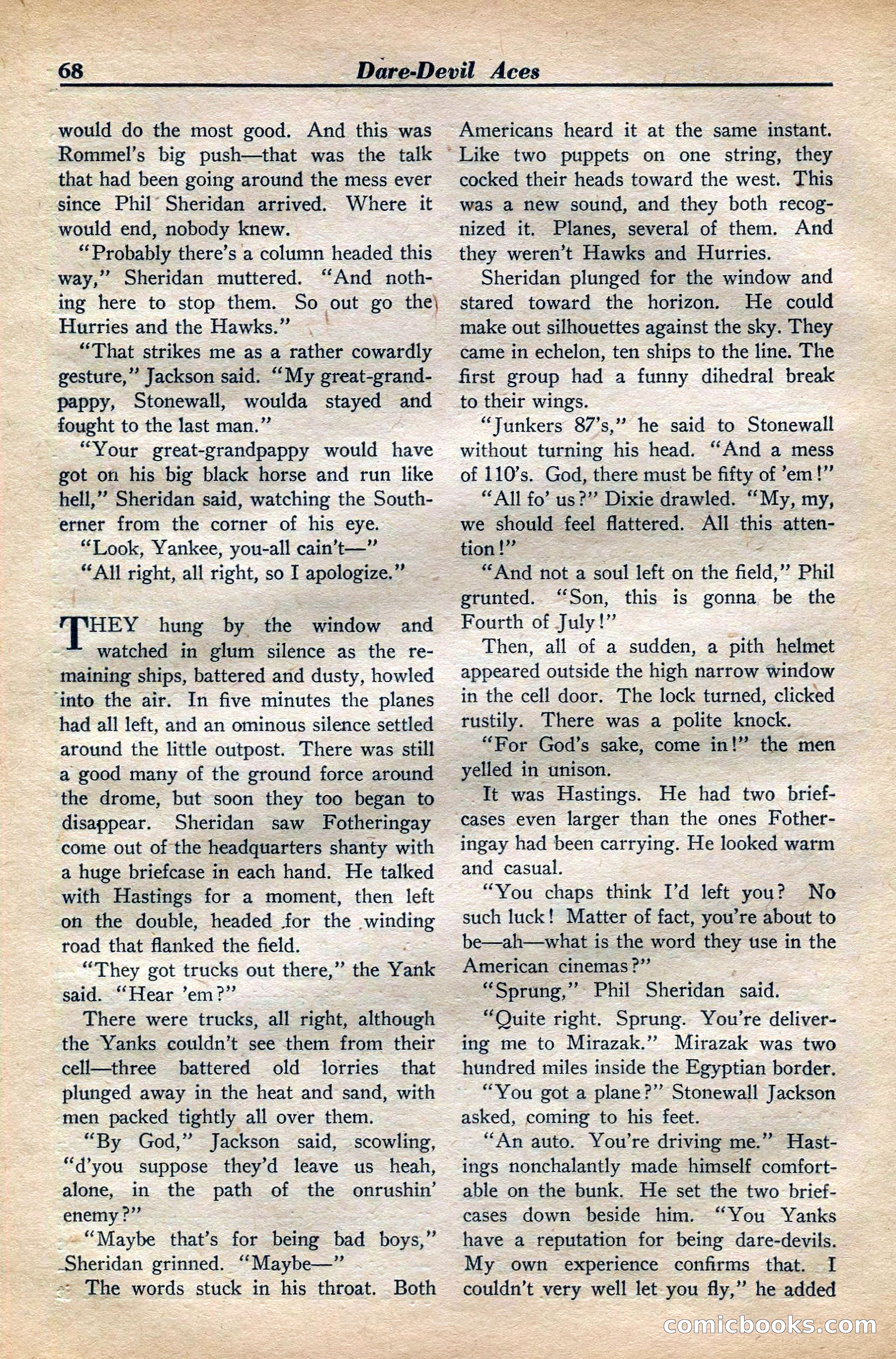Dare-Devil Aces, November 1942 — page 68 of 118