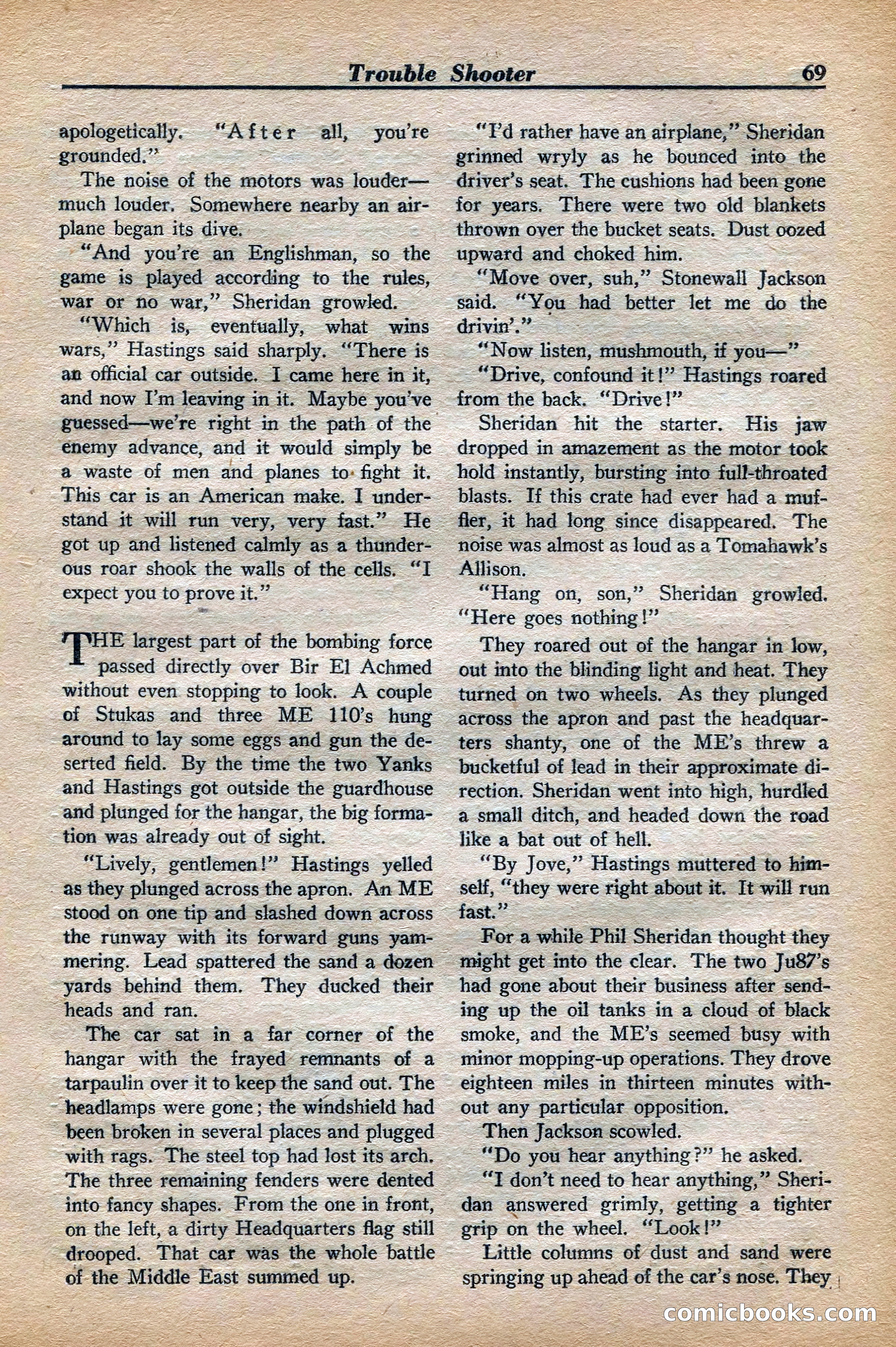 Dare-Devil Aces, November 1942 — page 69 of 118