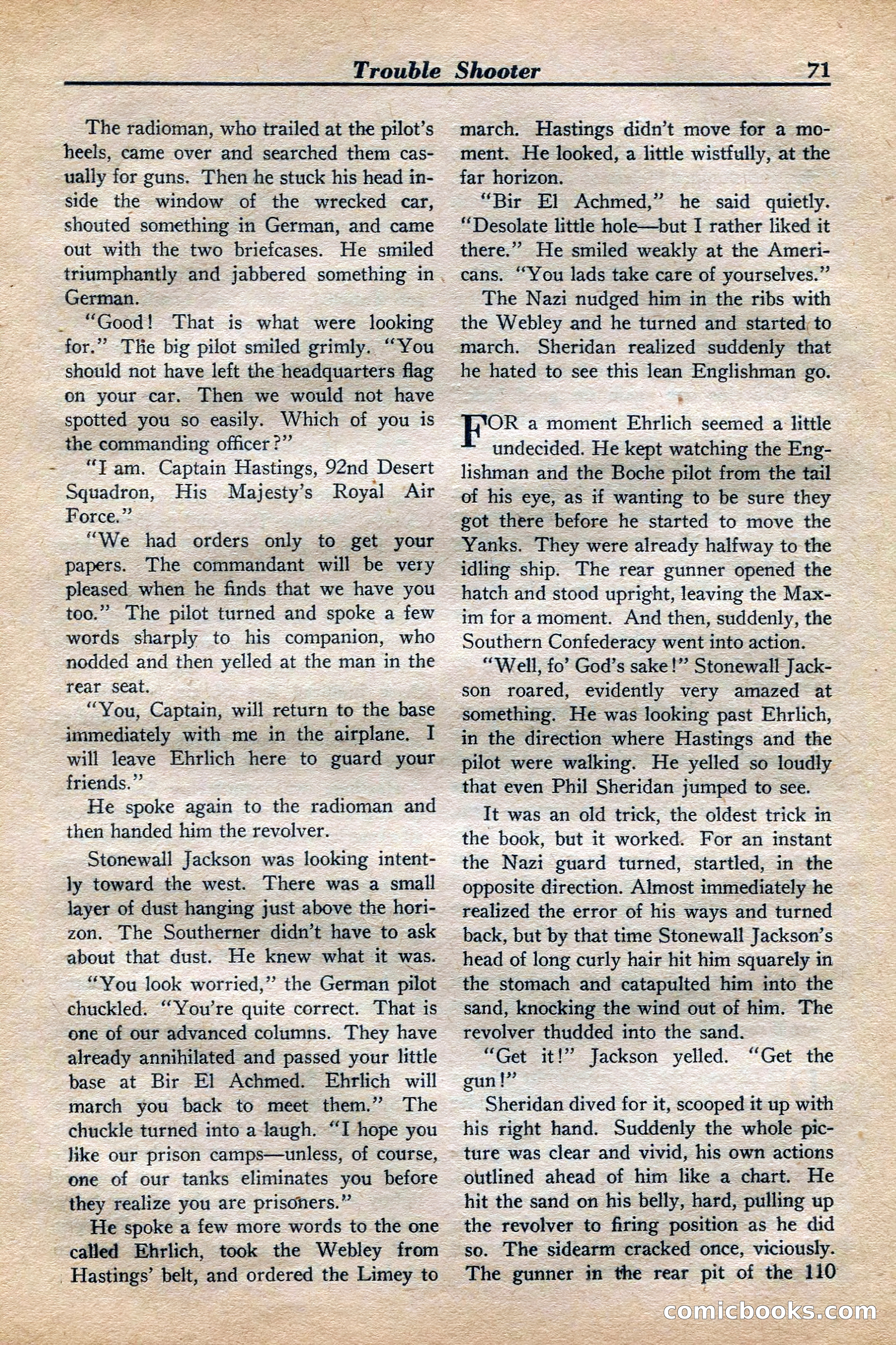 Dare-Devil Aces, November 1942 — page 71 of 118