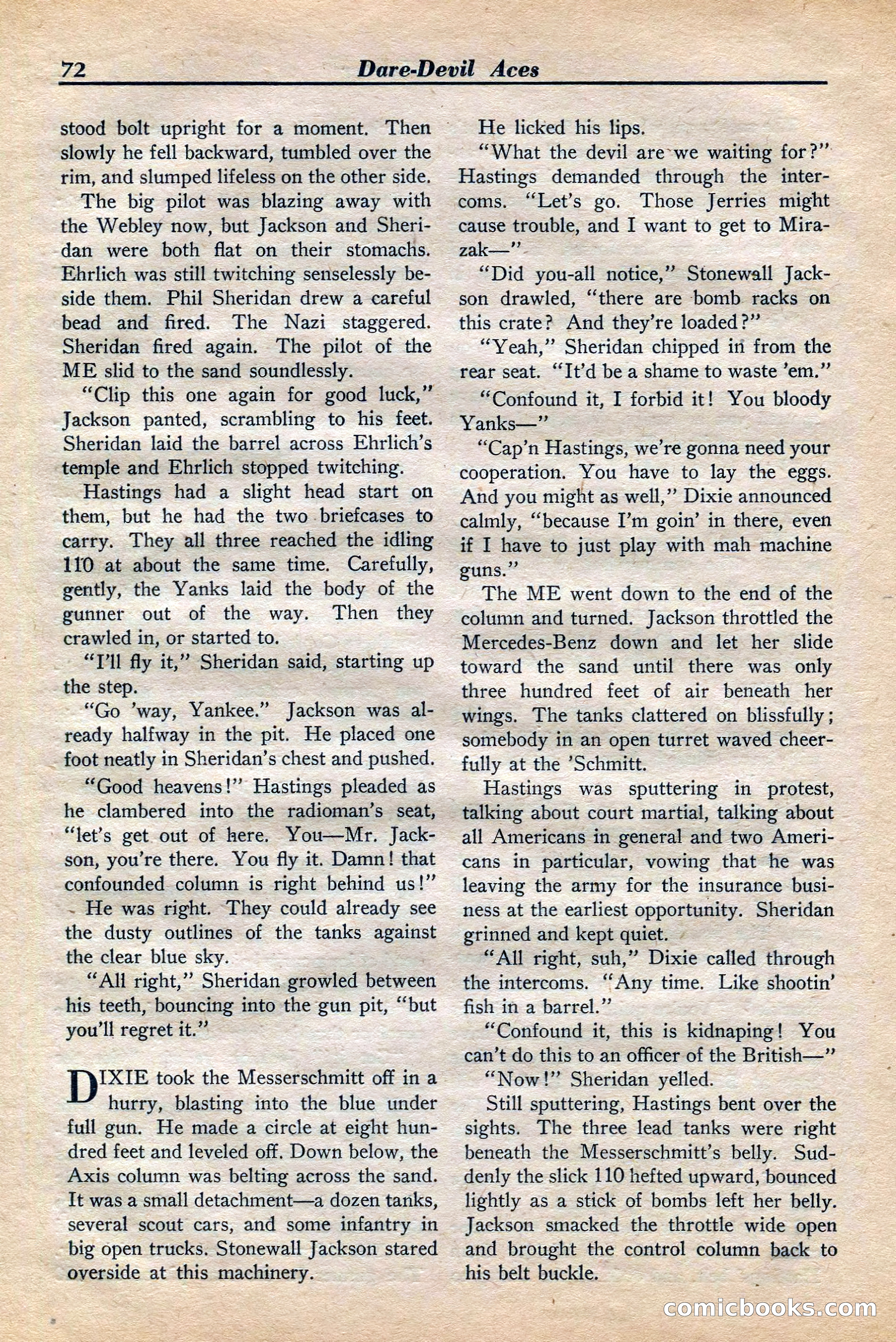 Dare-Devil Aces, November 1942 — page 73 of 118