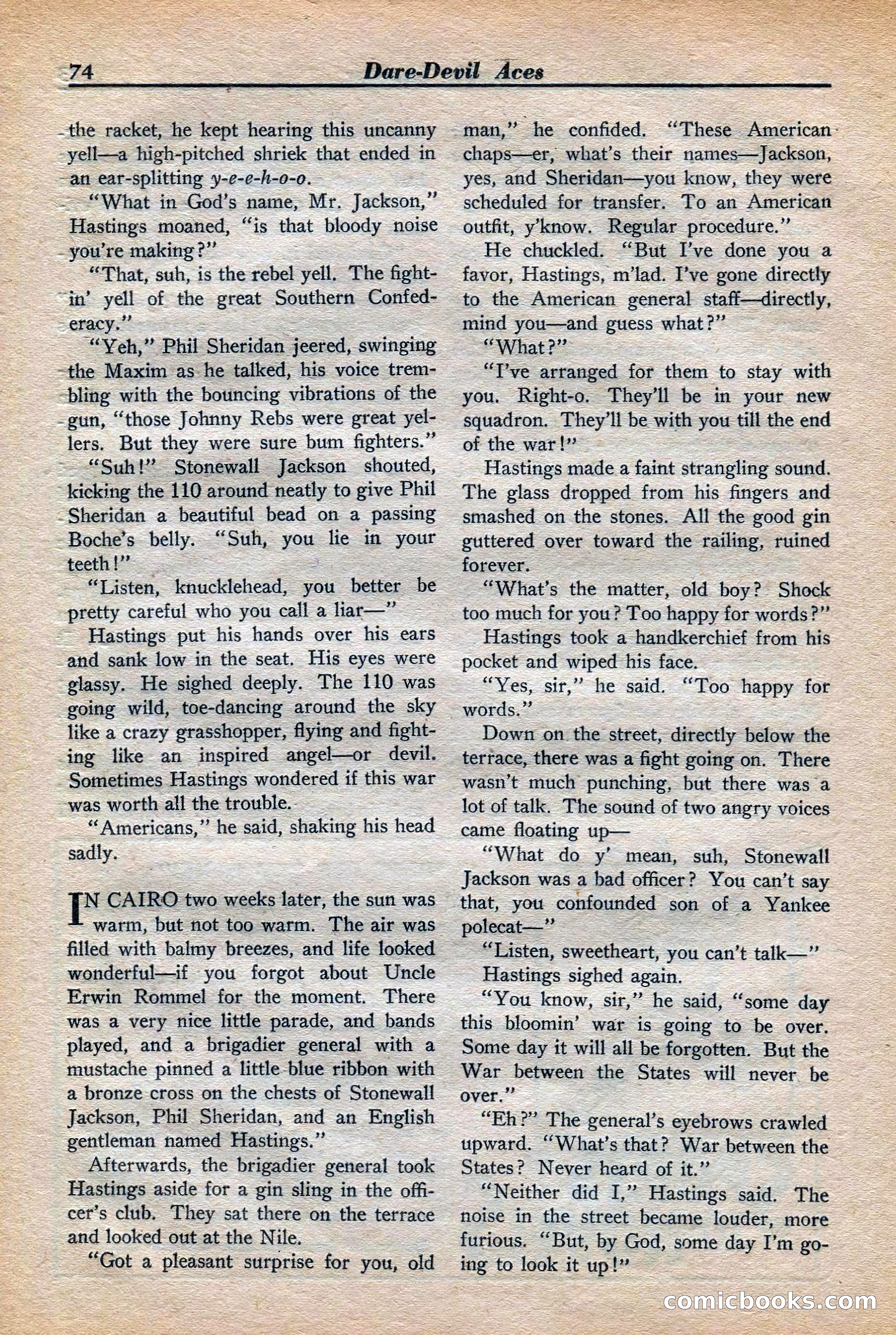 Dare-Devil Aces, November 1942 — page 75 of 118