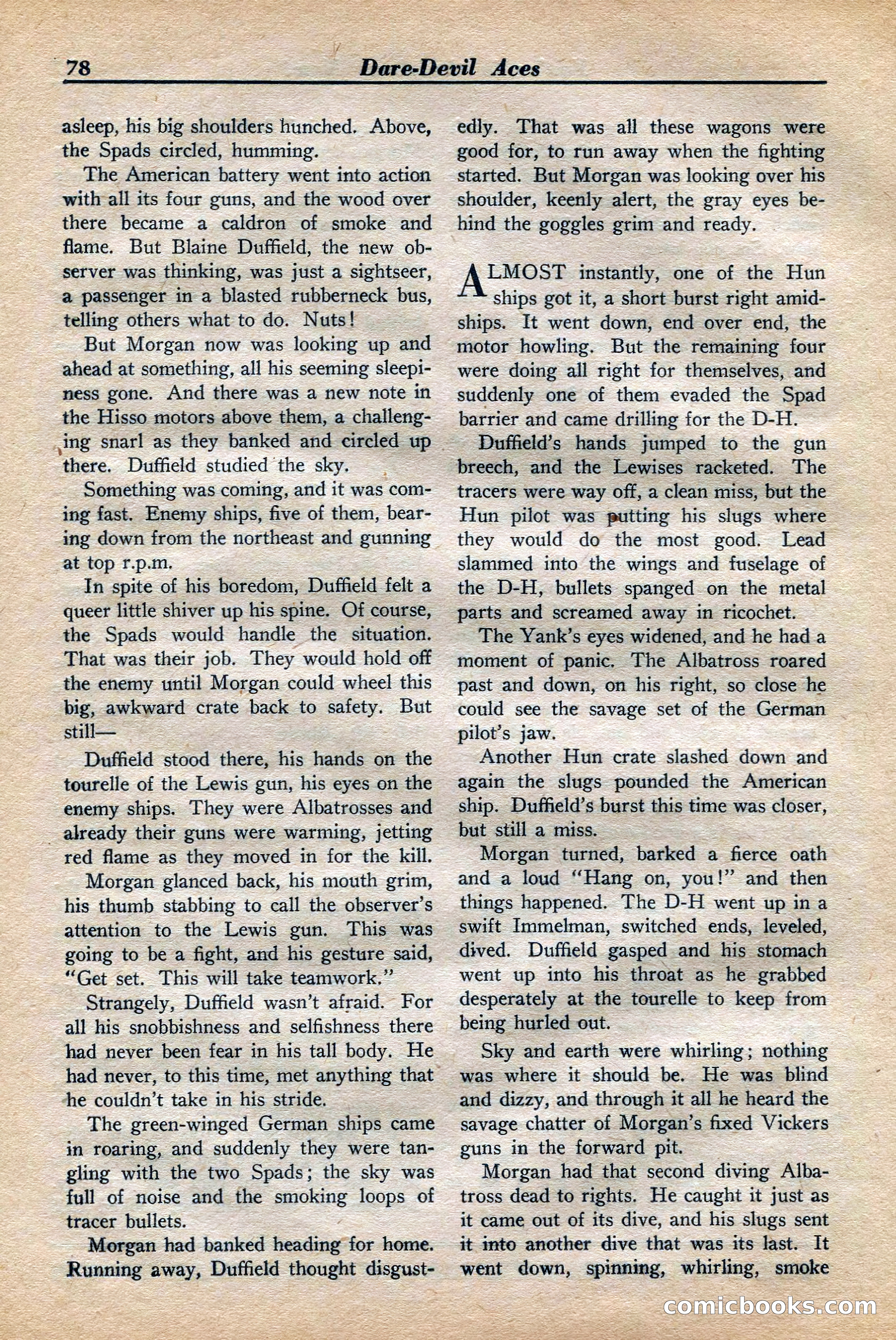 Dare-Devil Aces, November 1942 — page 79 of 118