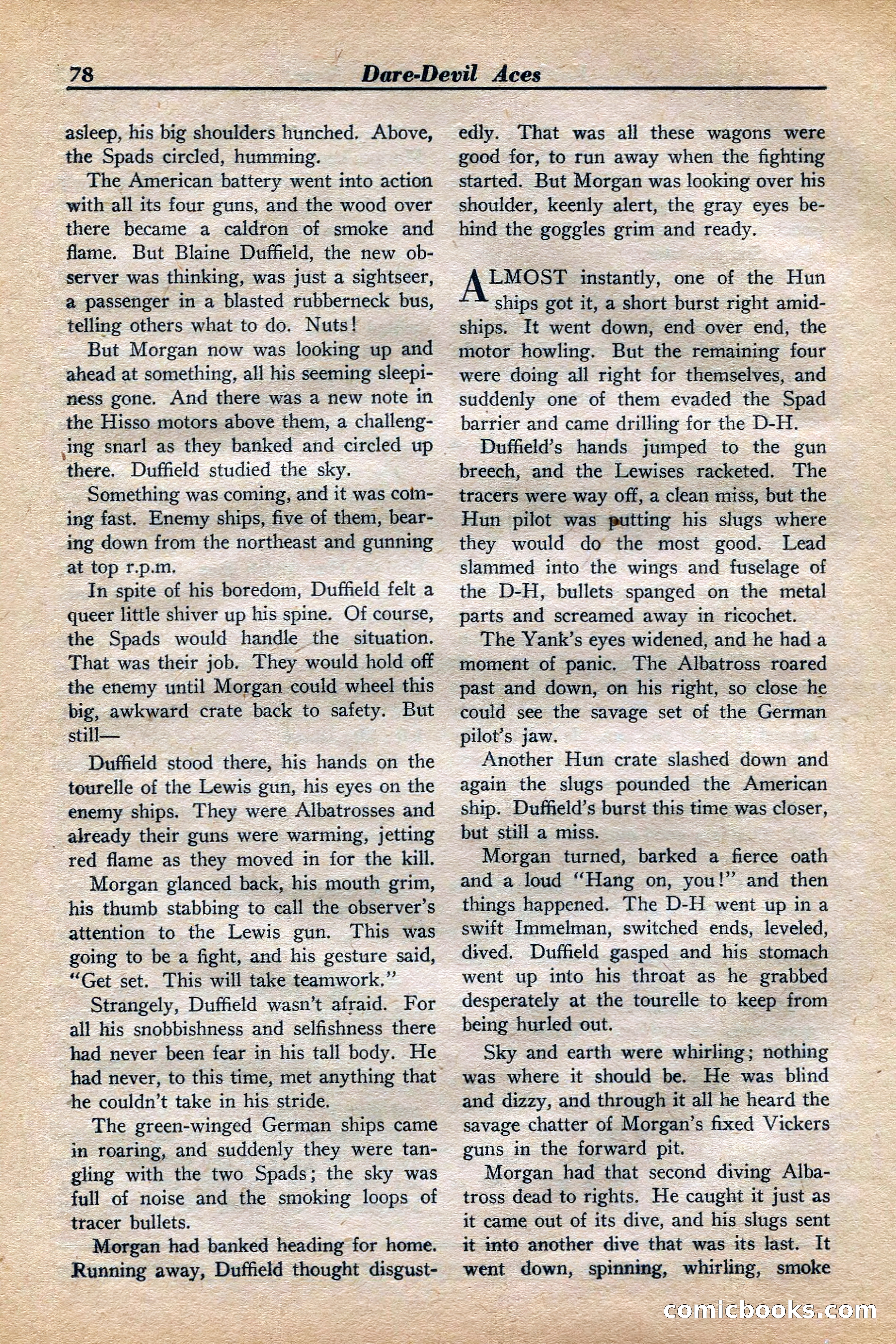 Dare-Devil Aces, November 1942 — page 80 of 118