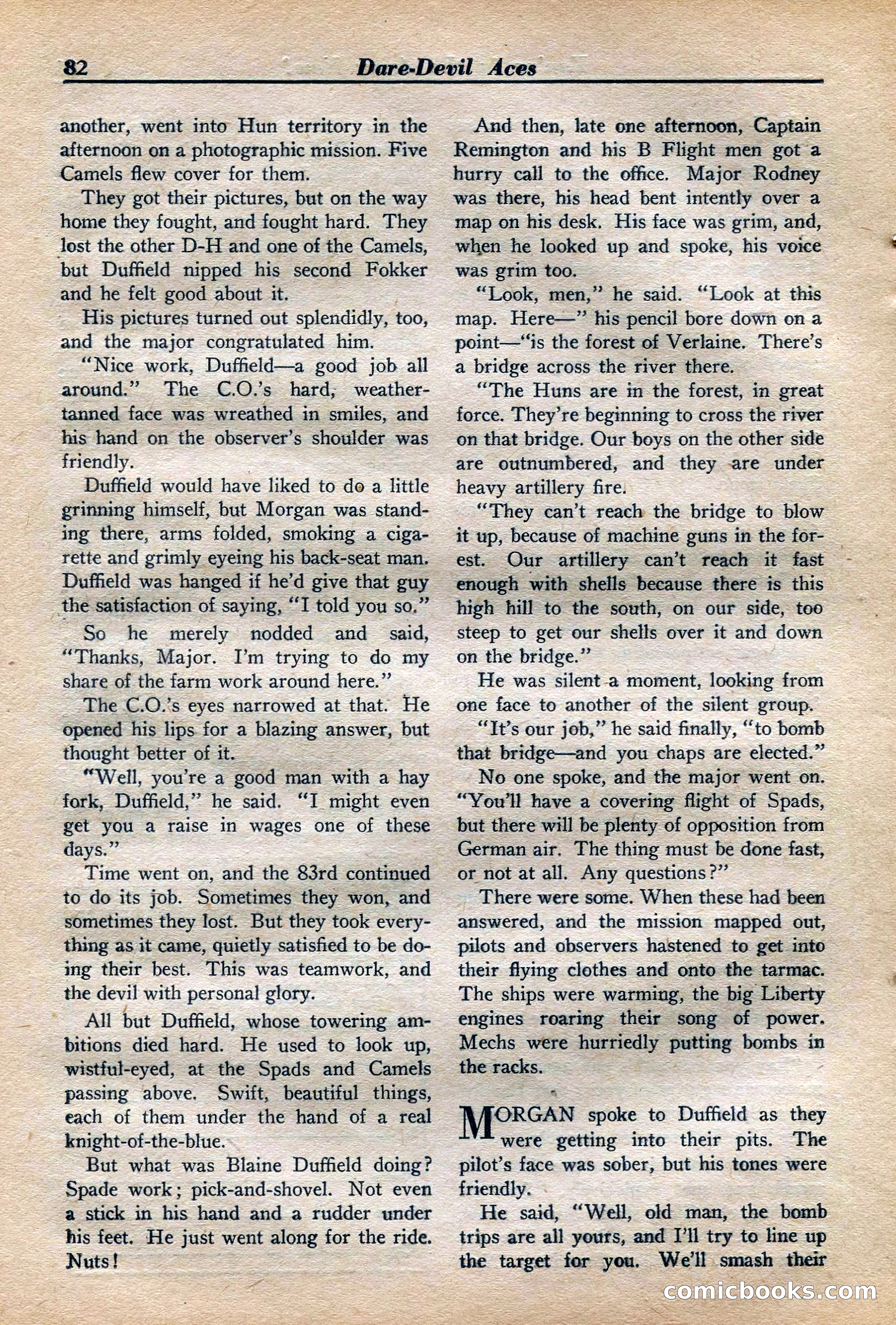Dare-Devil Aces, November 1942 — page 84 of 118