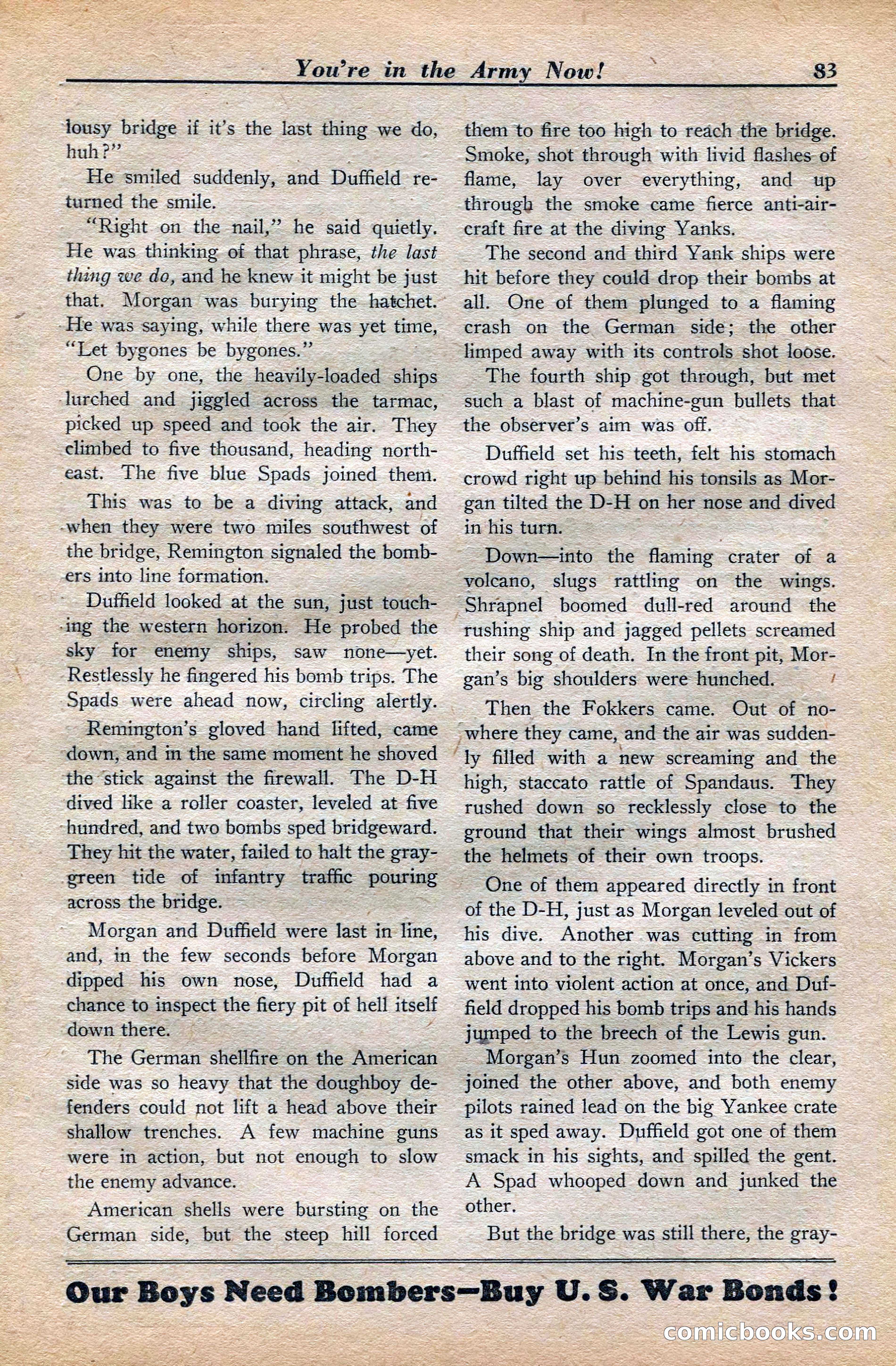 Dare-Devil Aces, November 1942 — page 85 of 118