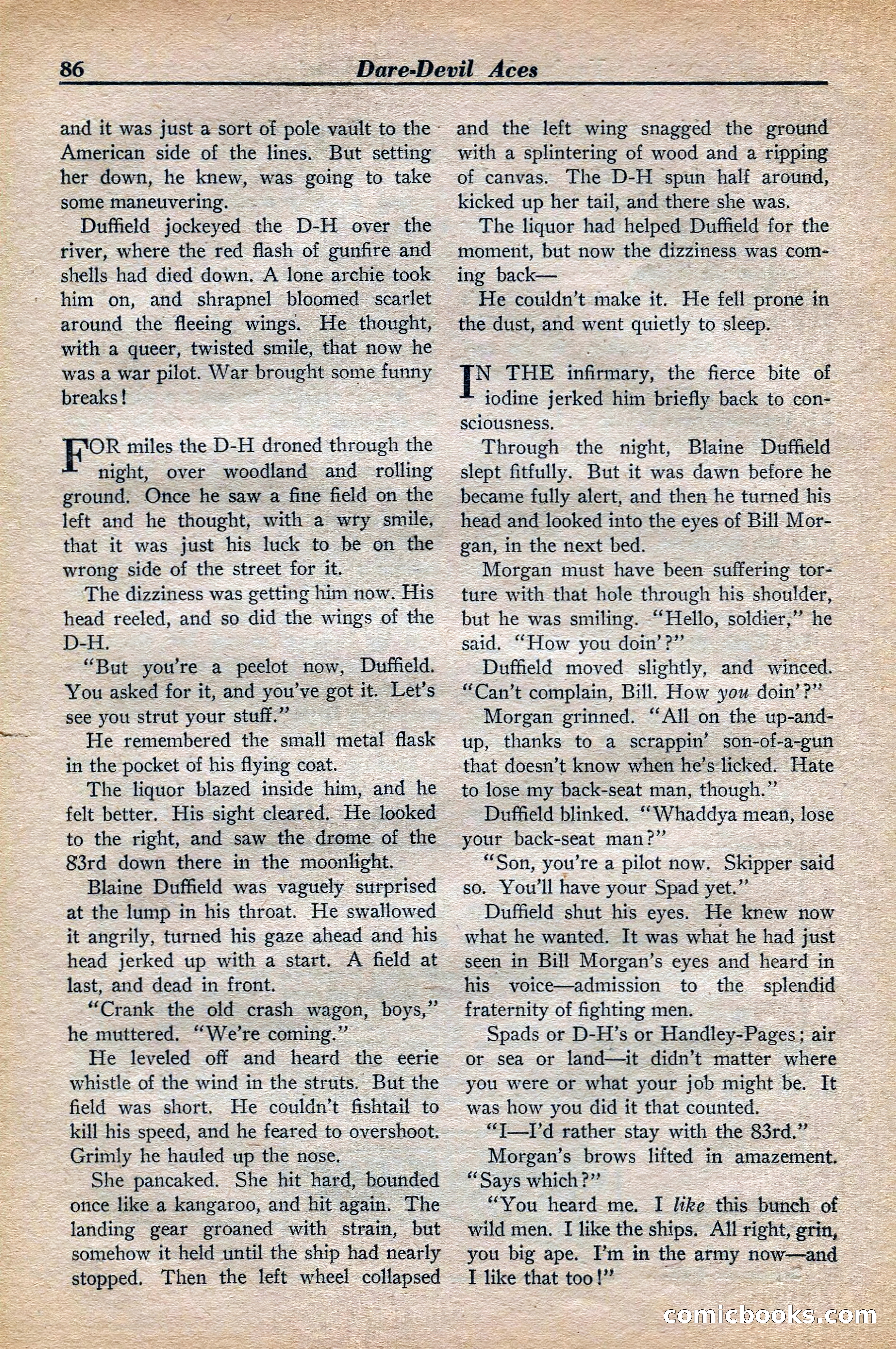 Dare-Devil Aces, November 1942 — page 88 of 118