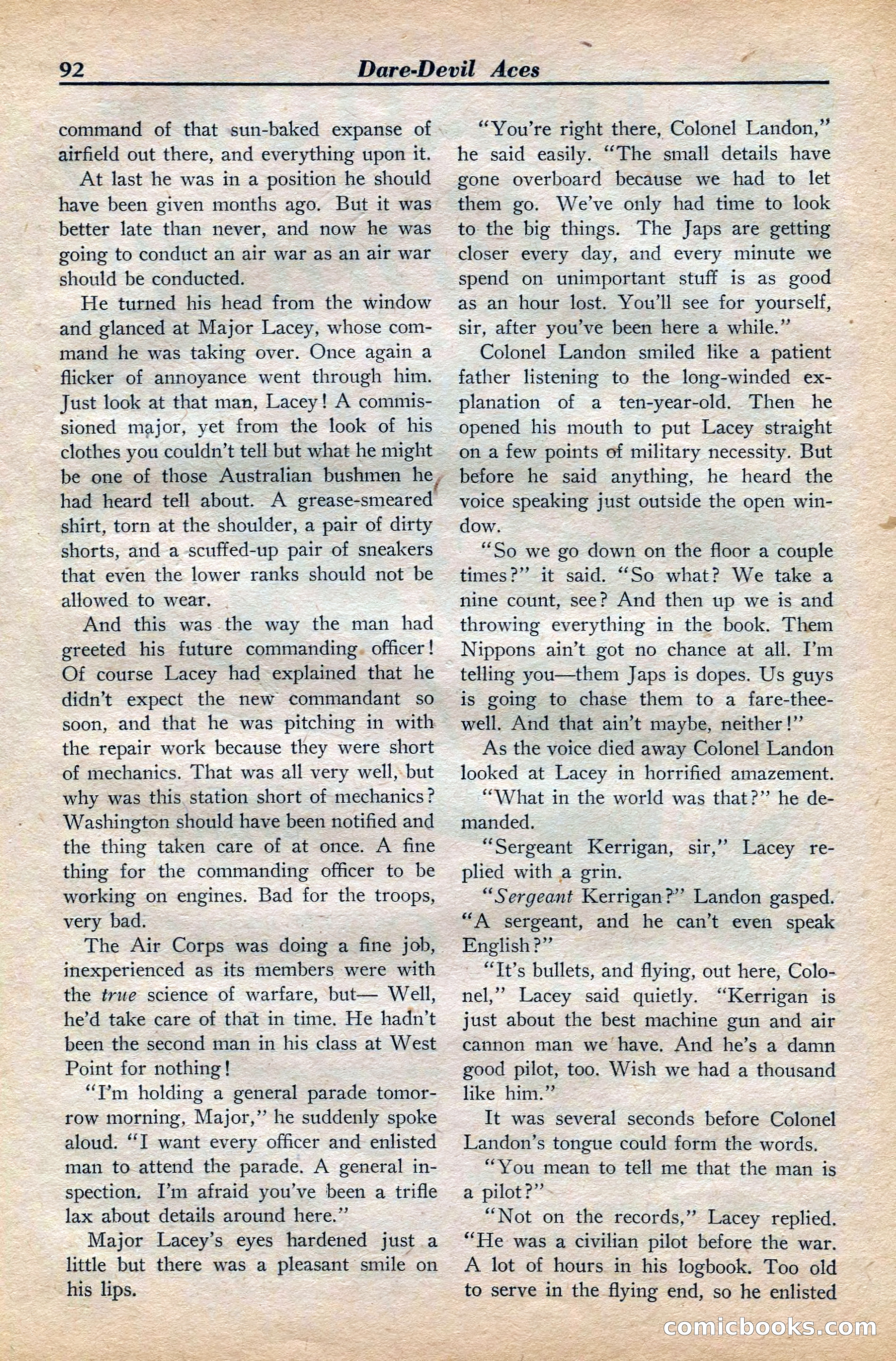 Dare-Devil Aces, November 1942 — page 94 of 118