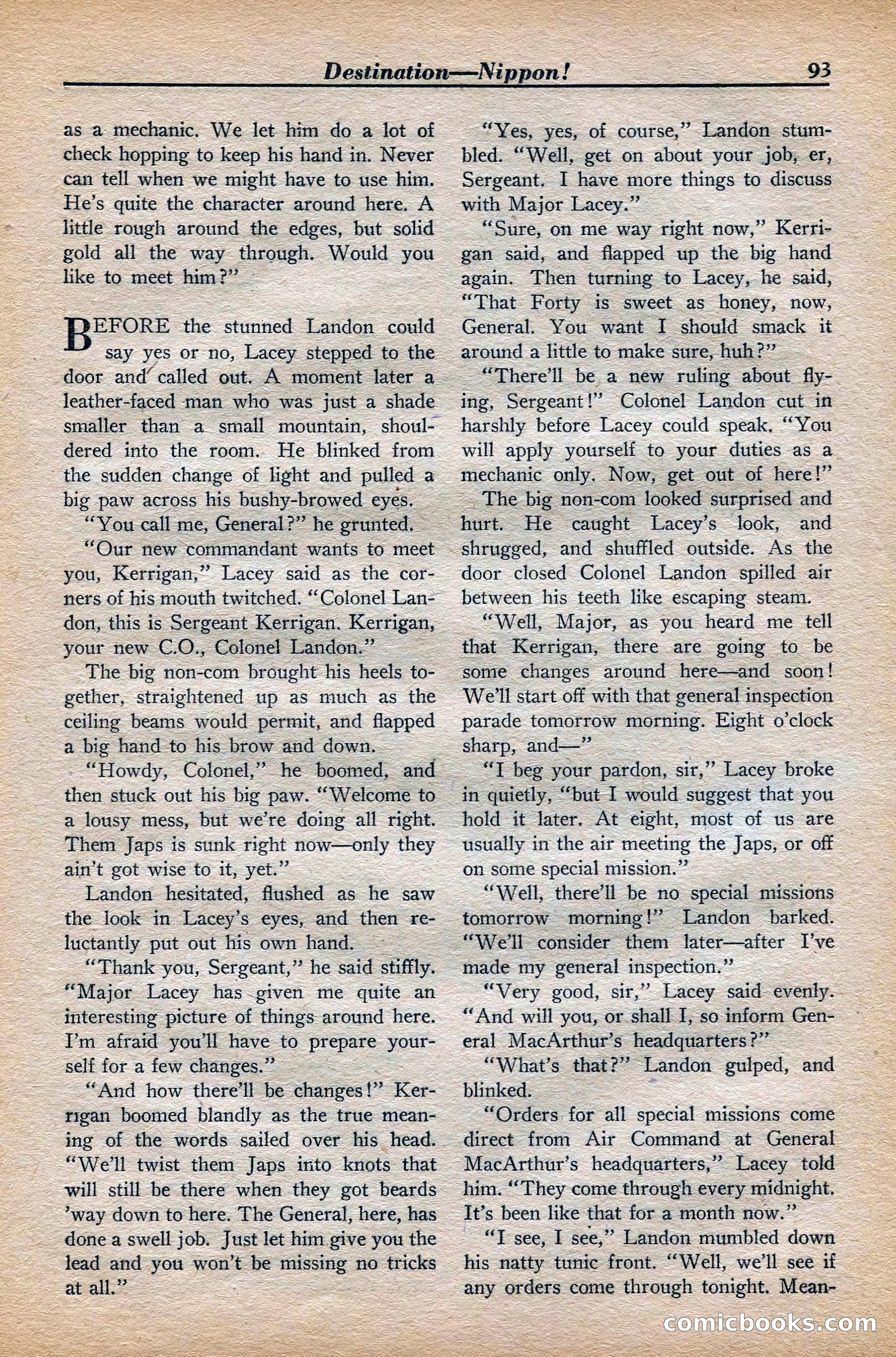 Dare-Devil Aces, November 1942 — page 95 of 118