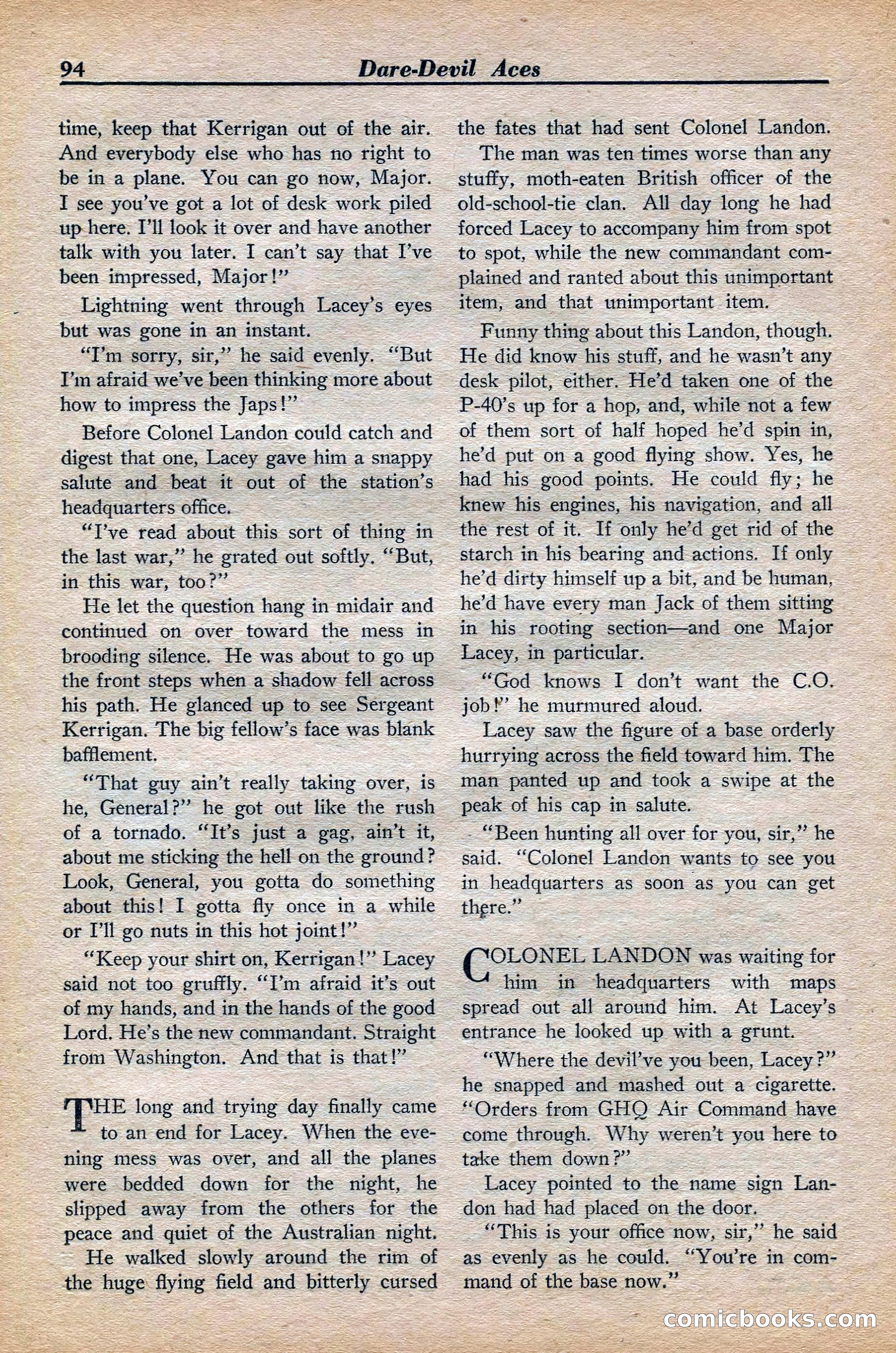 Dare-Devil Aces, November 1942 — page 96 of 118