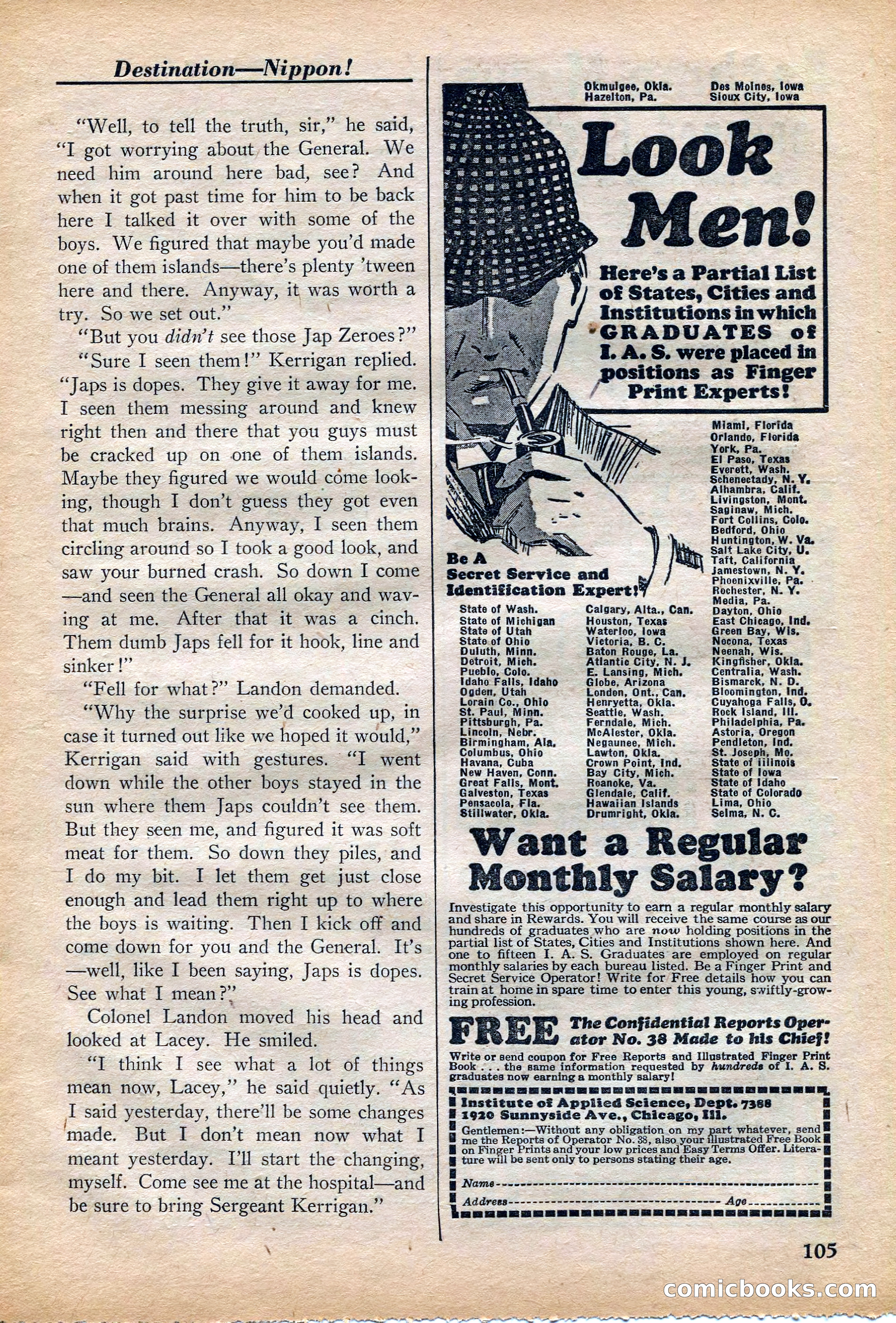 Dare-Devil Aces, November 1942 — page 107 of 118