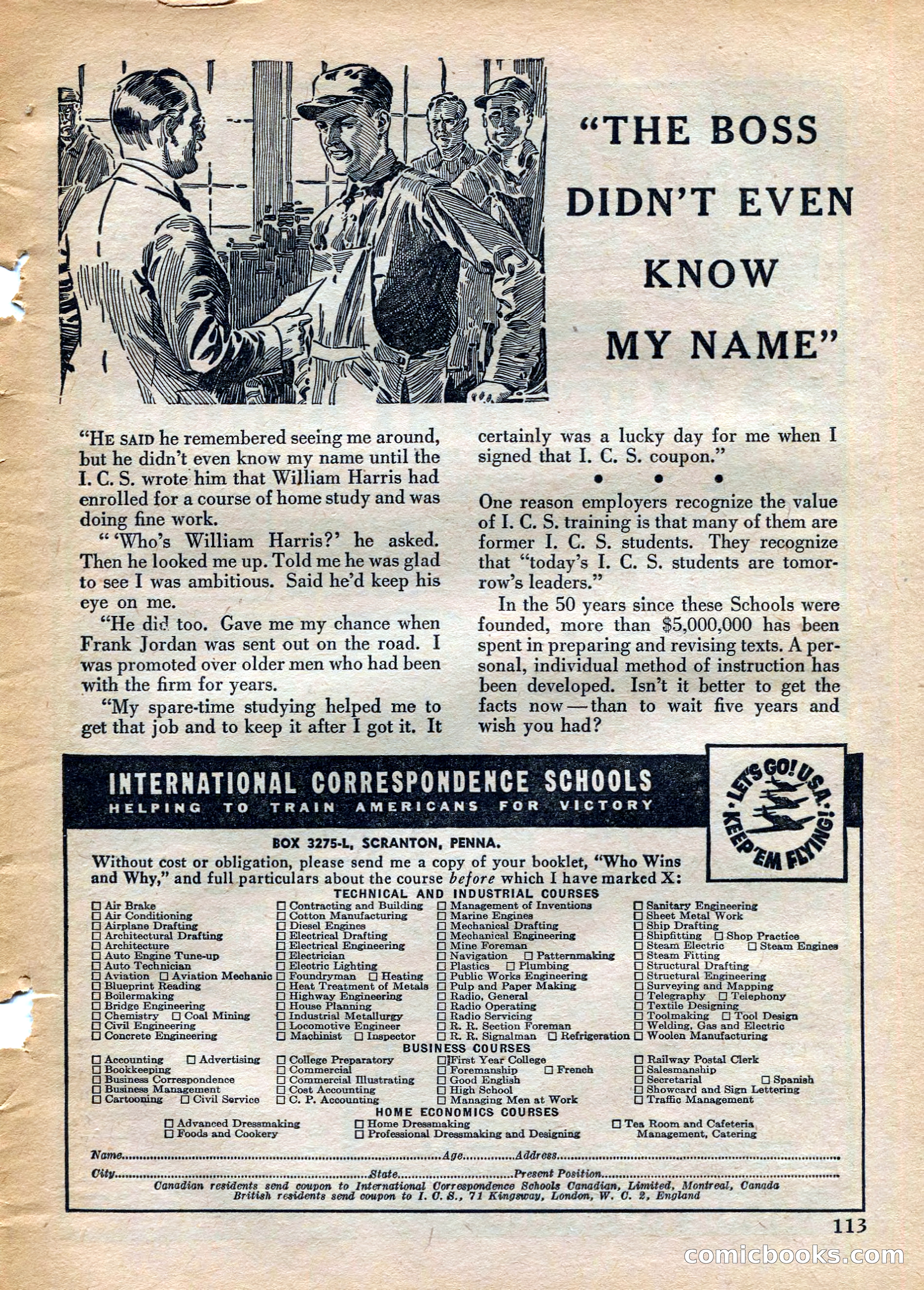 Dare-Devil Aces, November 1942 — page 115 of 118