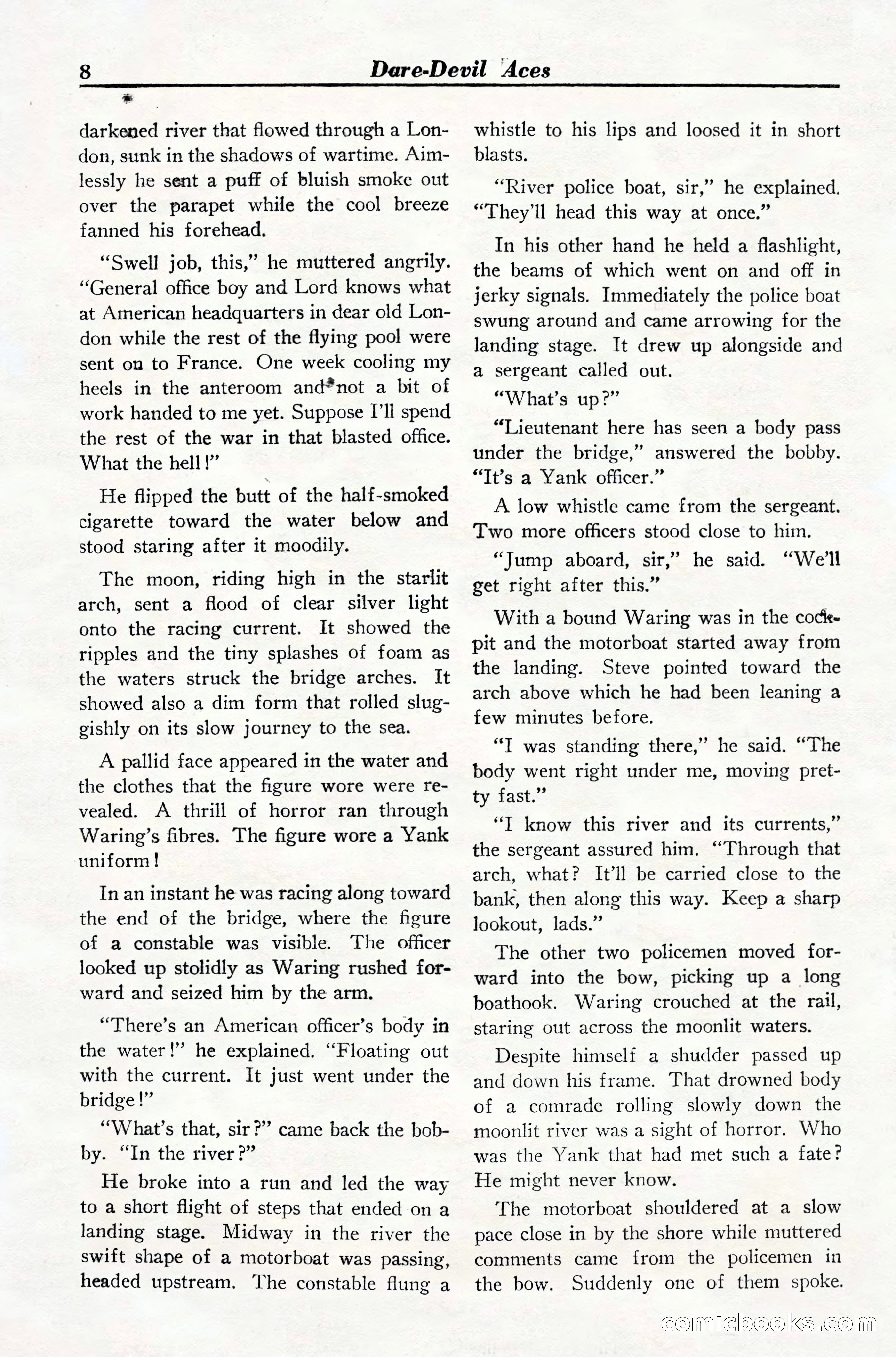 Dare-Devil Aces, March 1935 — page 10 of 132