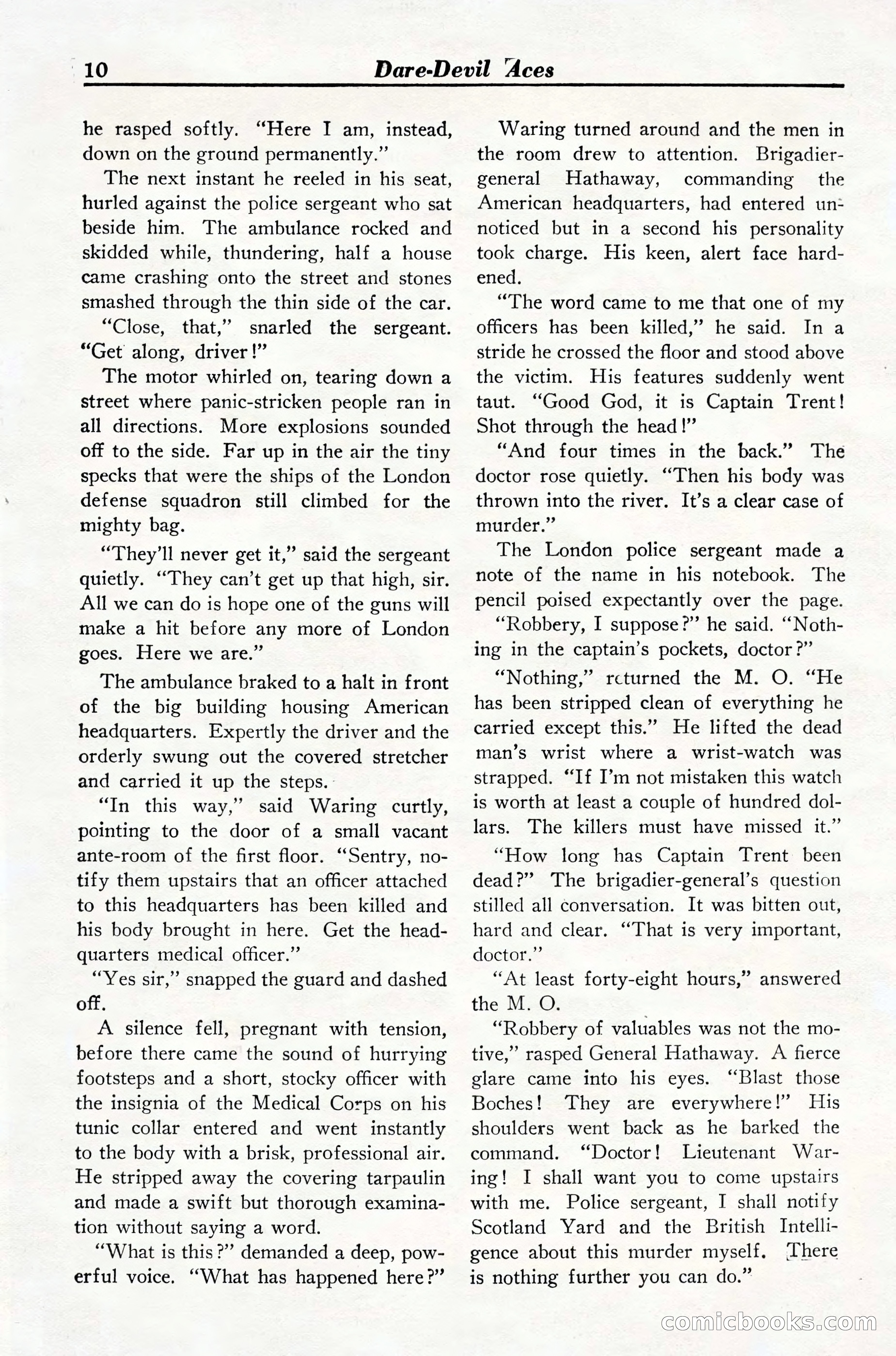 Dare-Devil Aces, March 1935 — page 12 of 132