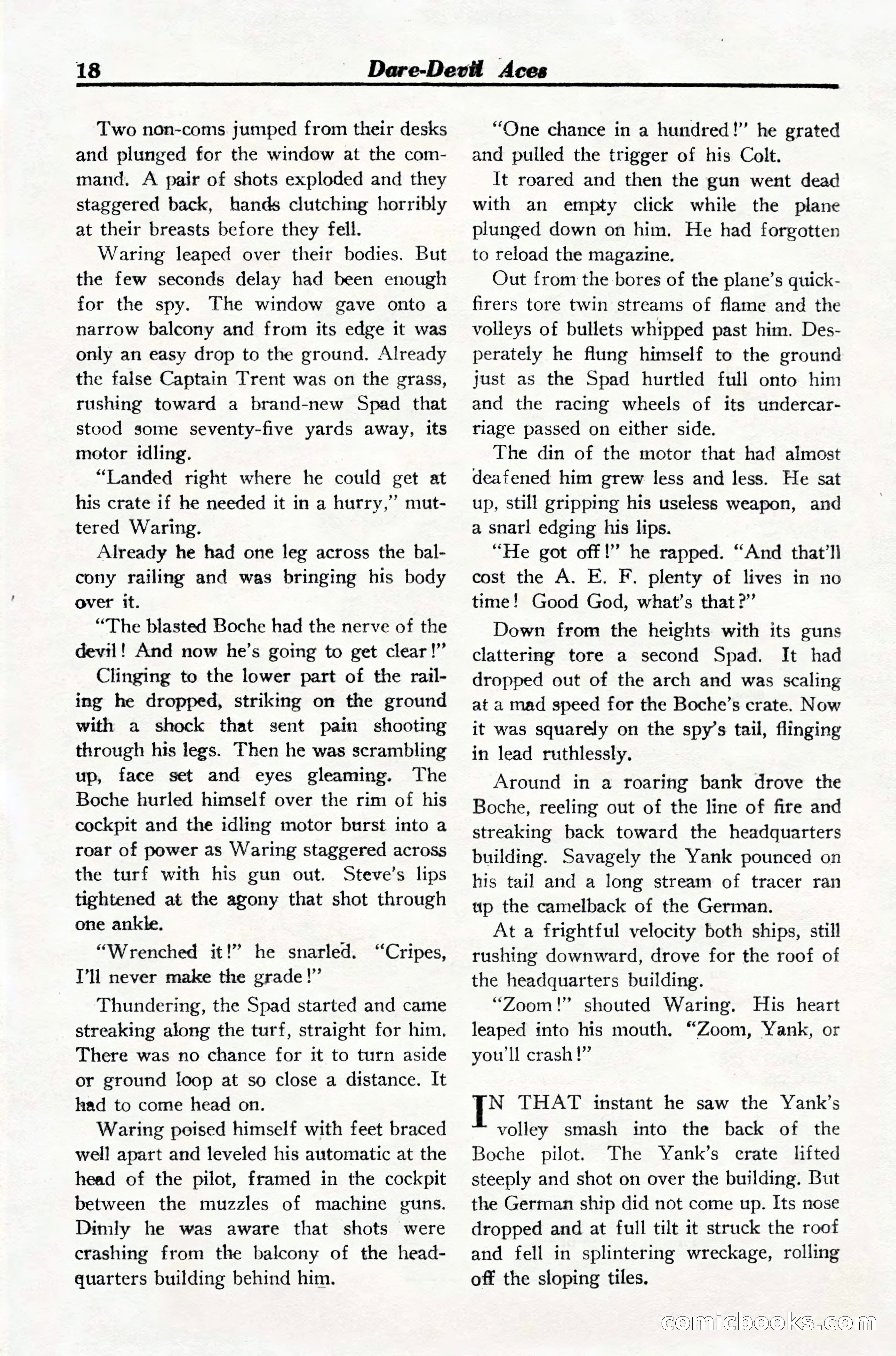 Dare-Devil Aces, March 1935 — page 20 of 132