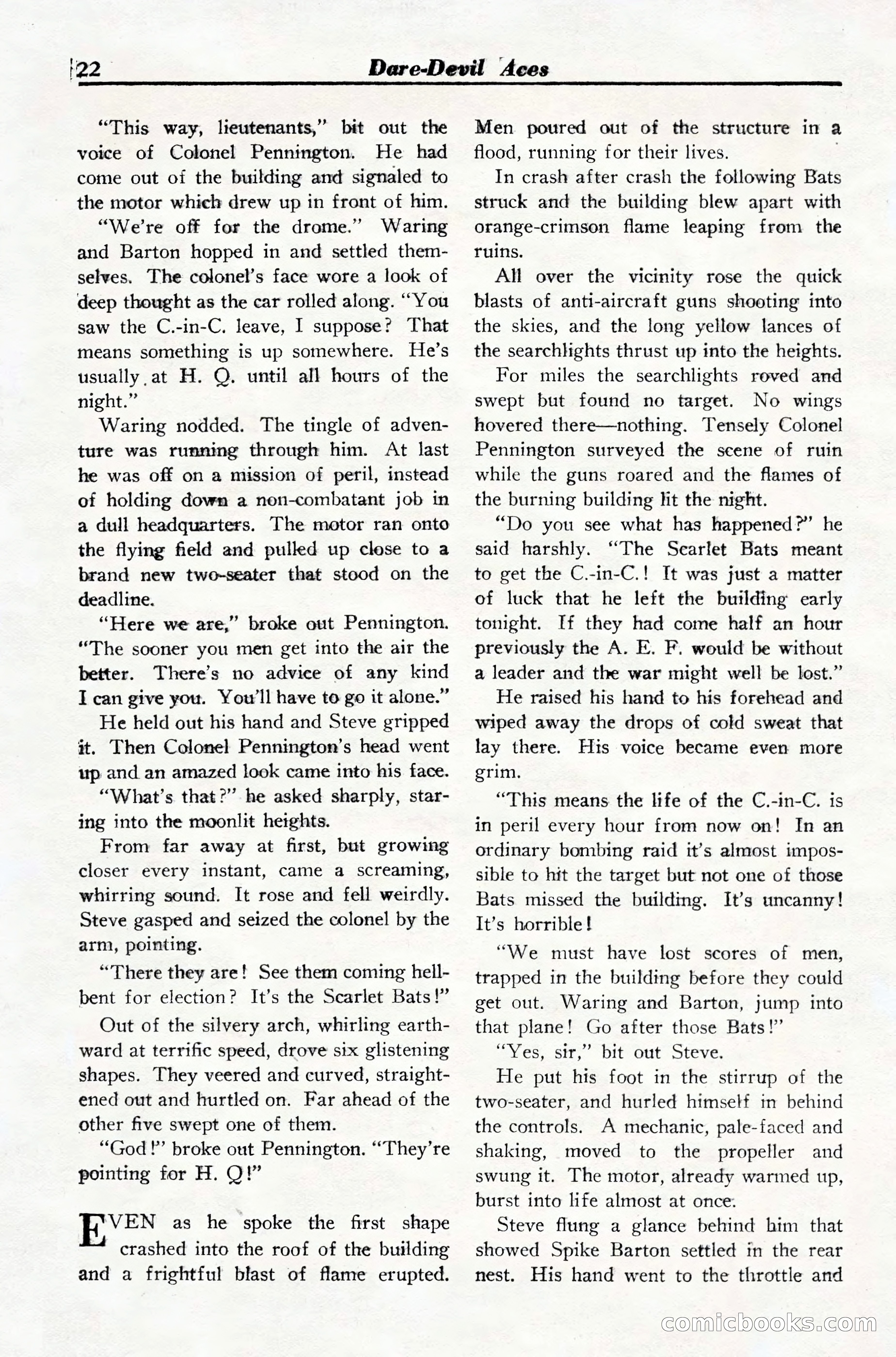 Dare-Devil Aces, March 1935 — page 24 of 132