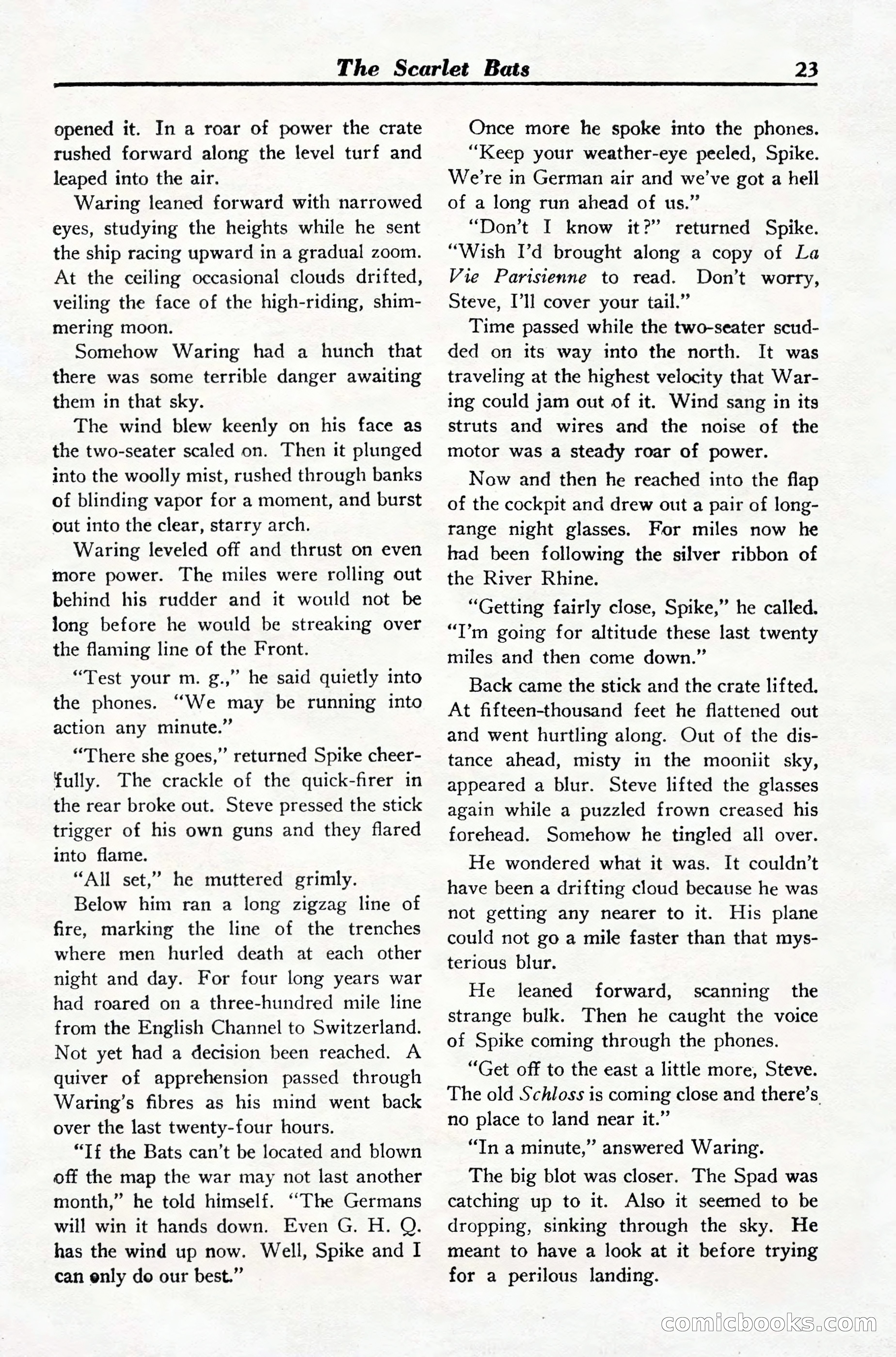 Dare-Devil Aces, March 1935 — page 25 of 132