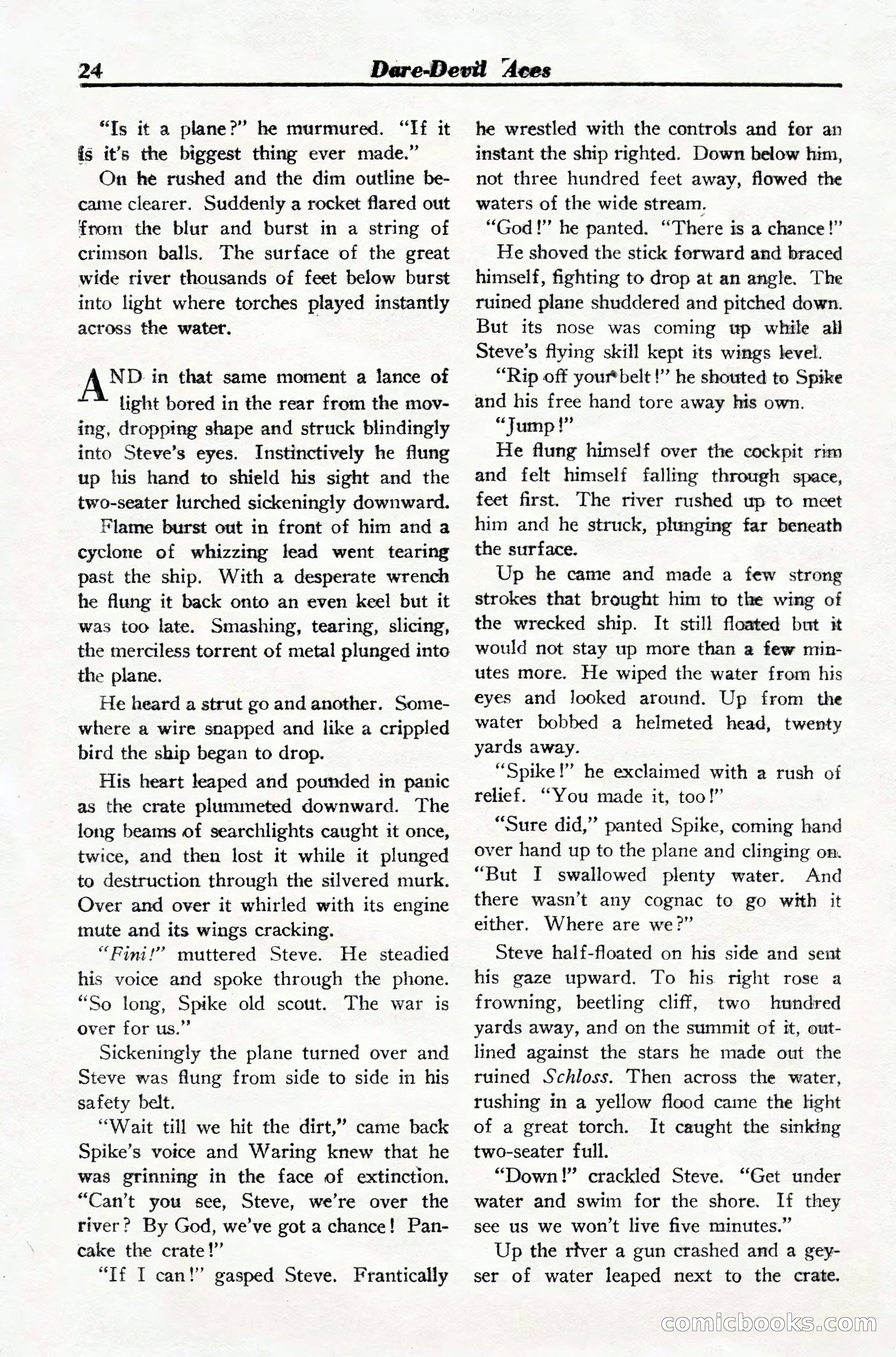 Dare-Devil Aces, March 1935 — page 26 of 132