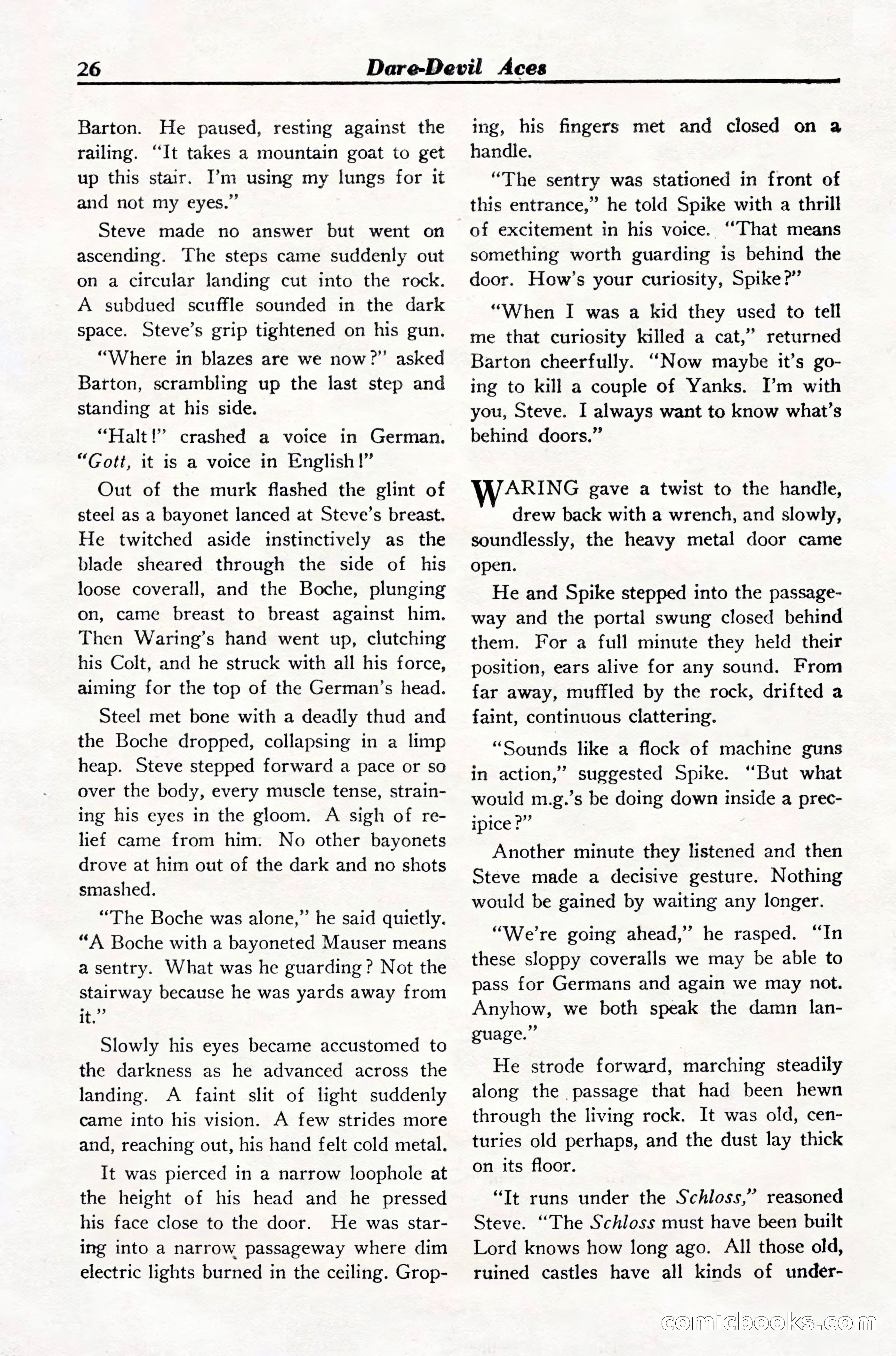 Dare-Devil Aces, March 1935 — page 28 of 132