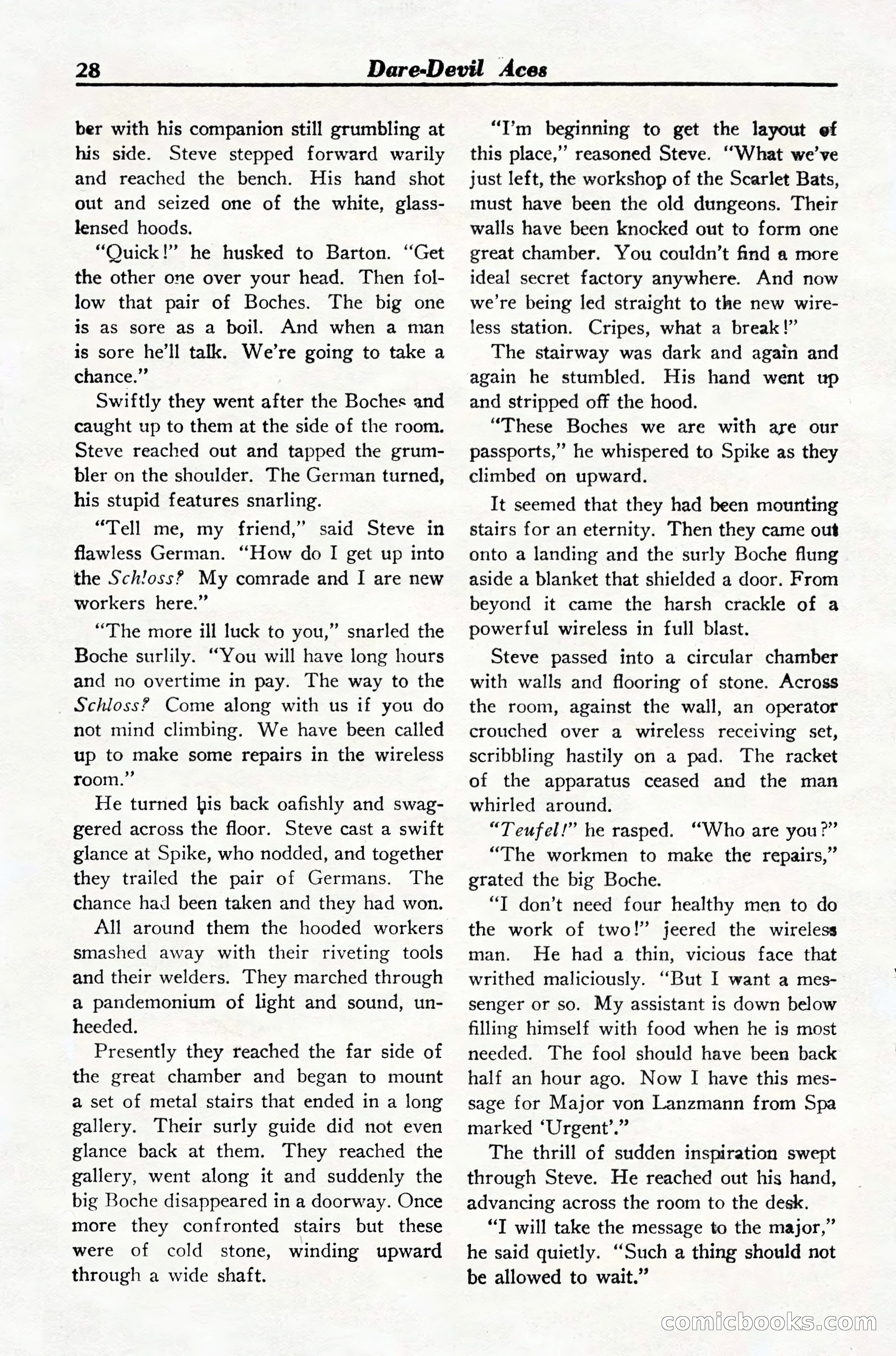 Dare-Devil Aces, March 1935 — page 30 of 132