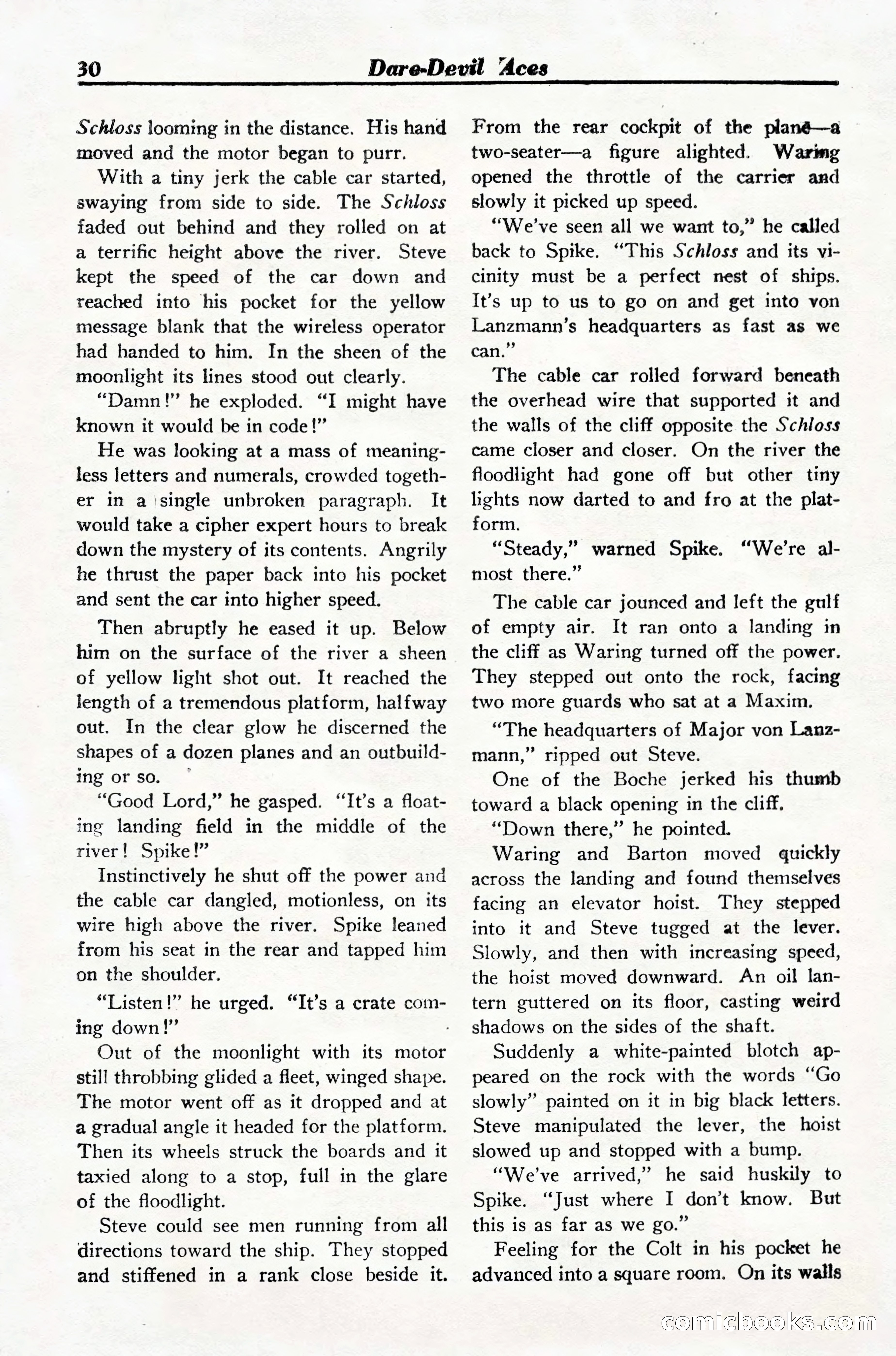 Dare-Devil Aces, March 1935 — page 32 of 132