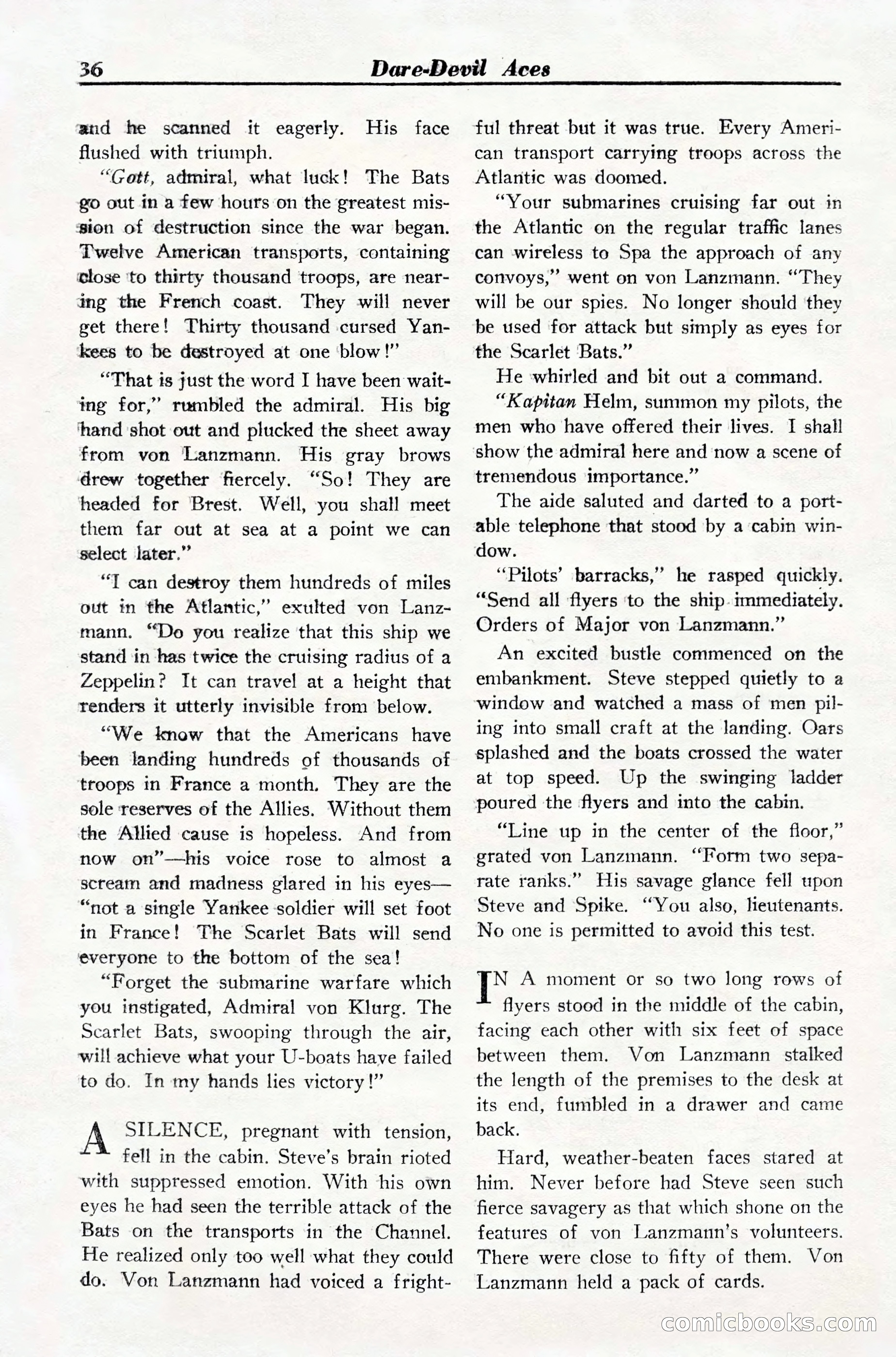 Dare-Devil Aces, March 1935 — page 38 of 132