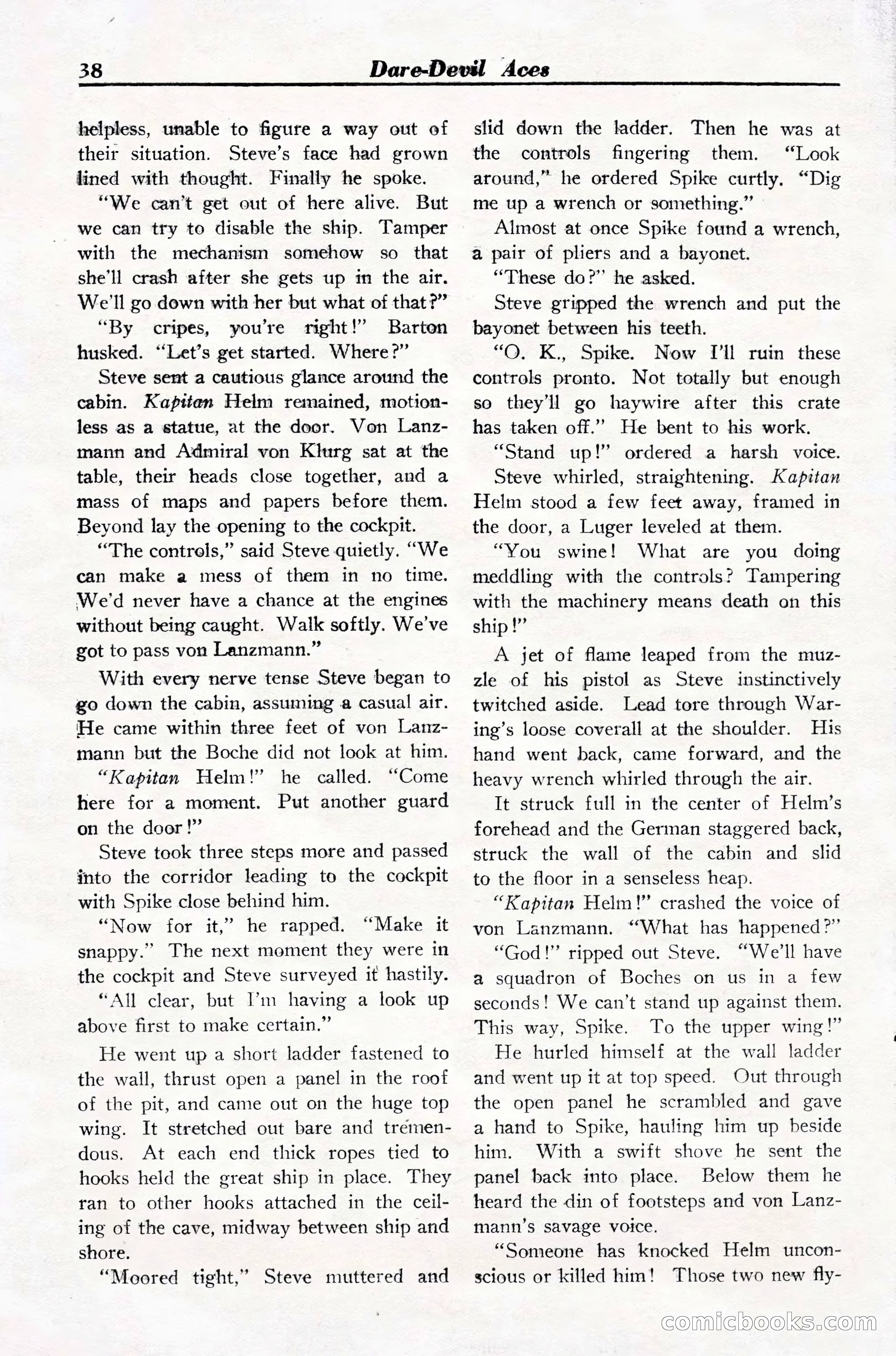 Dare-Devil Aces, March 1935 — page 40 of 132