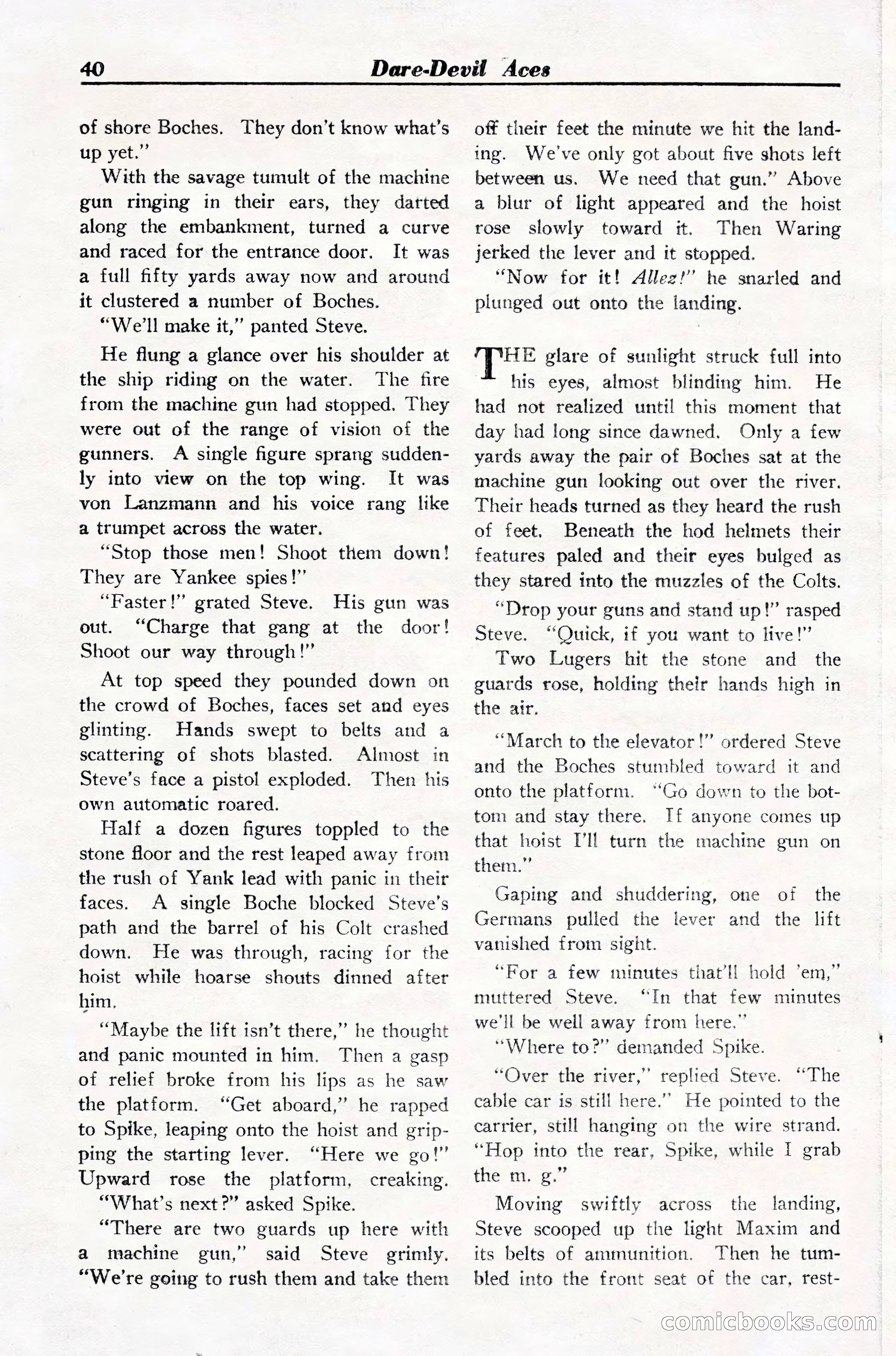 Dare-Devil Aces, March 1935 — page 42 of 132